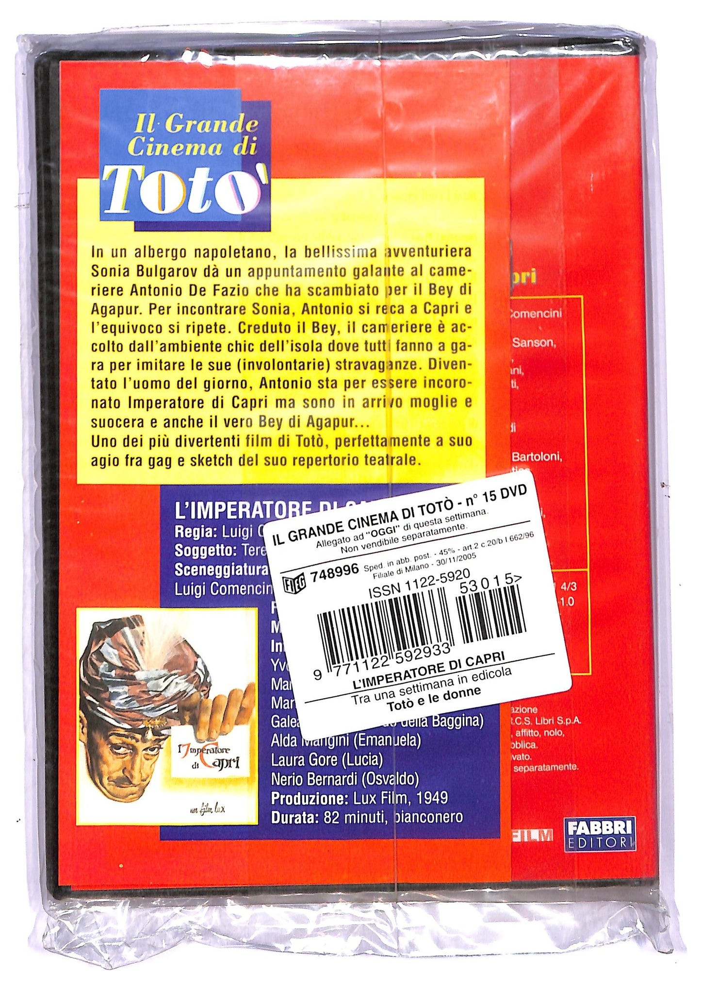 EBOND L'imperatore Di Capri DVD EDITORIALE D760521