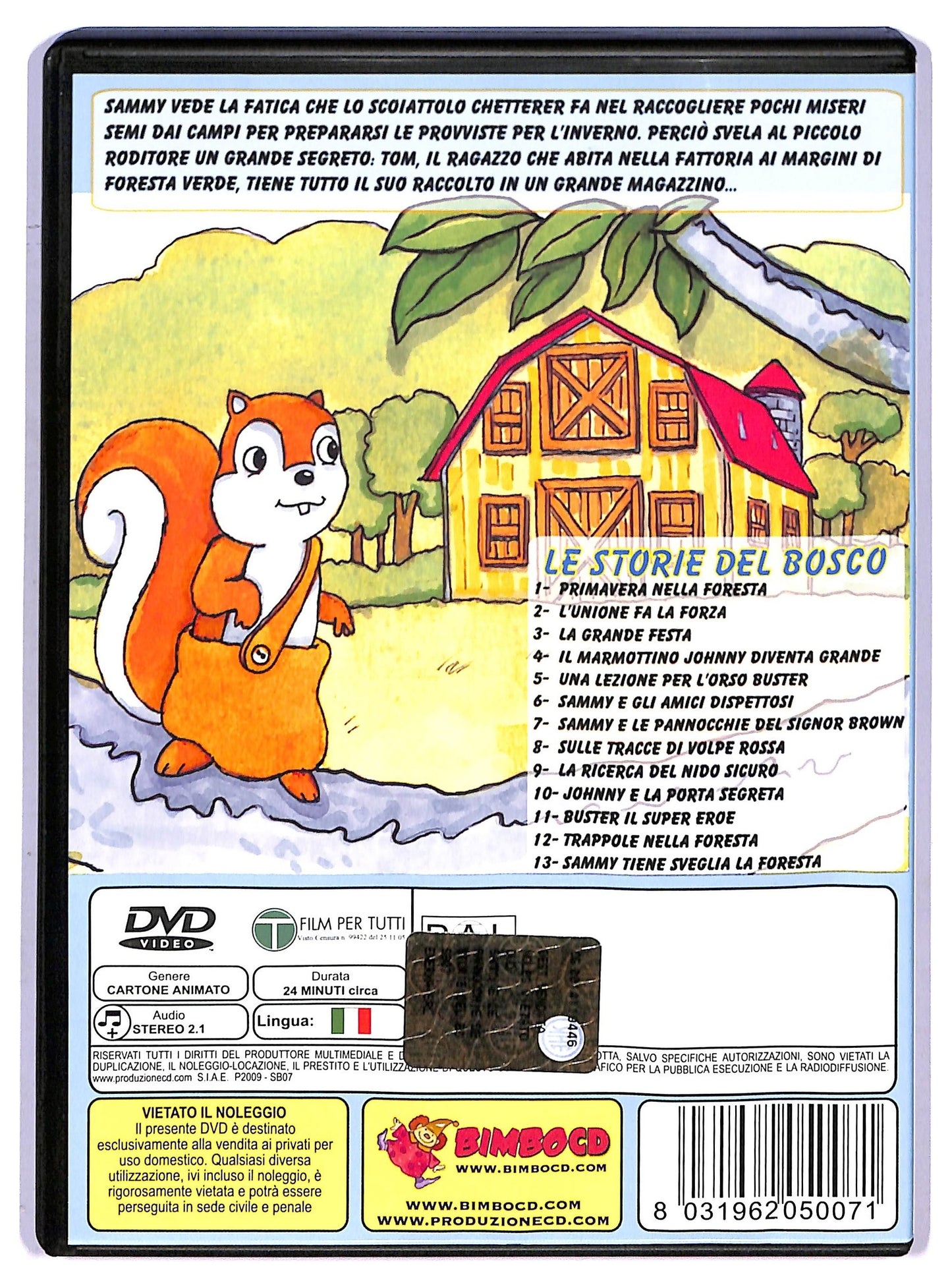 EBOND Le Storie del Bosco Le Pannocchie del Signor Brown DVD D760611