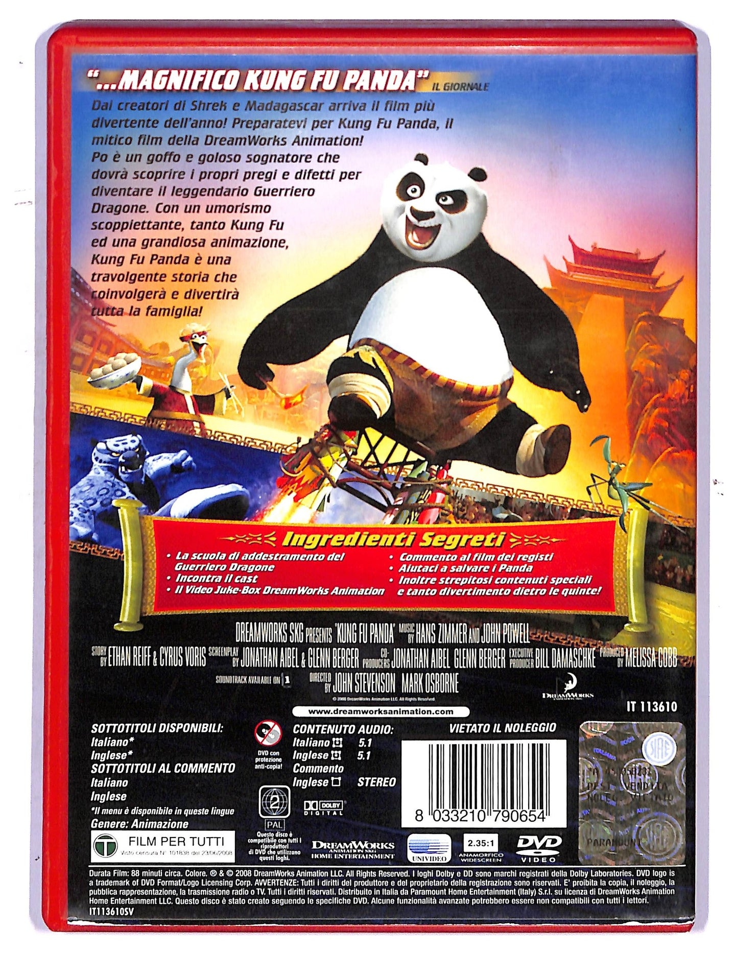 EBOND kung fu panda DVD D760629