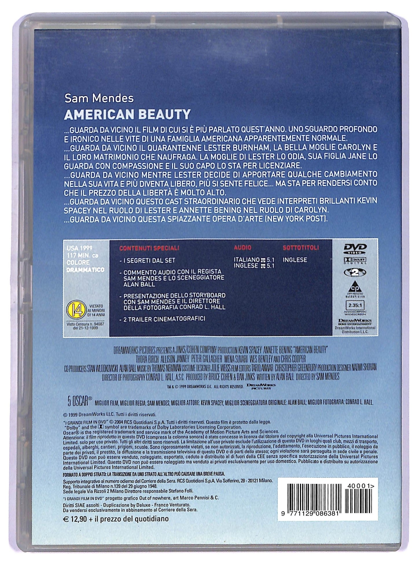 EBOND American Beauty EDITORIALE DVD D760650