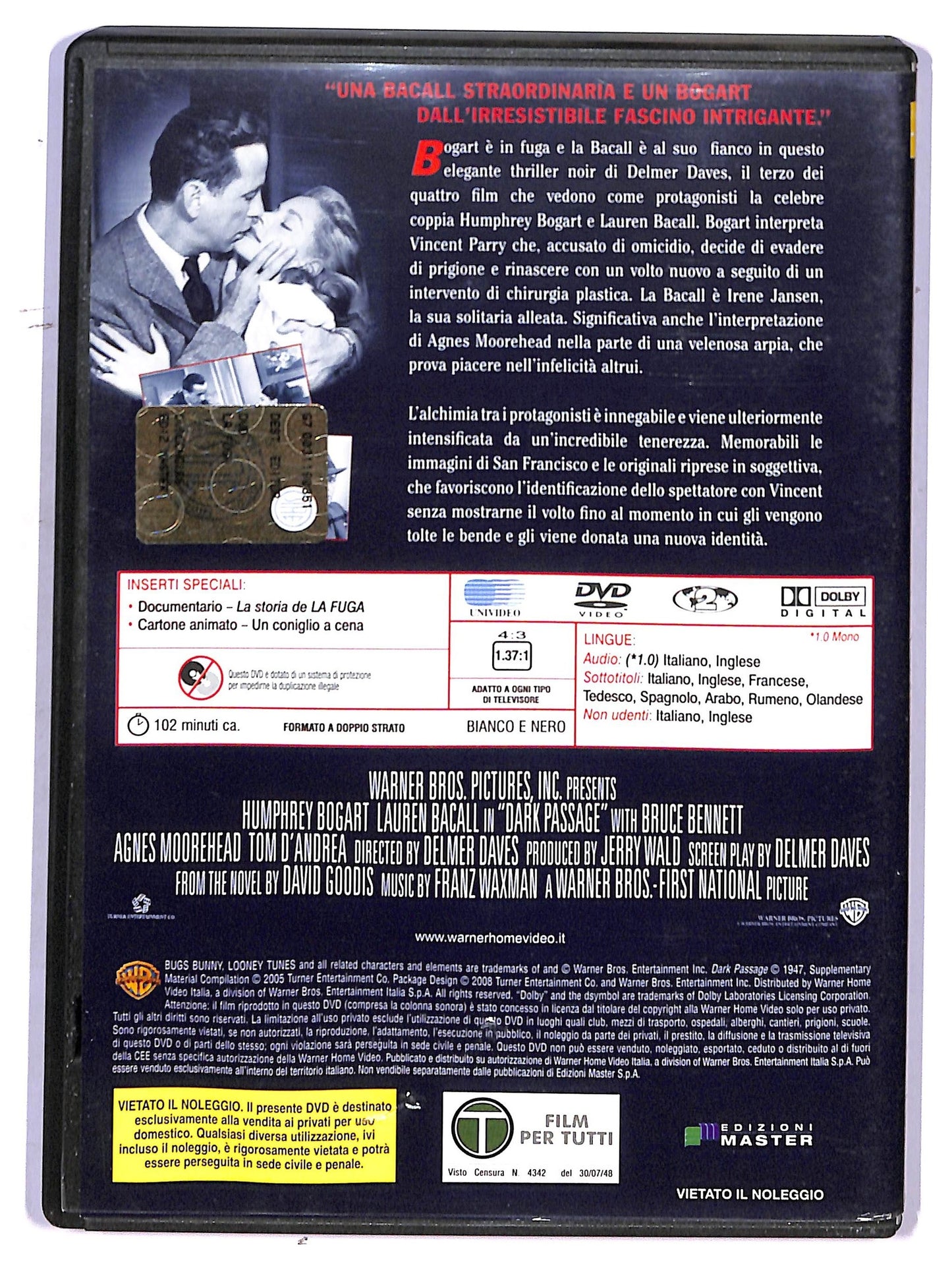 EBOND La fuga EDITORIALE DVD D760652