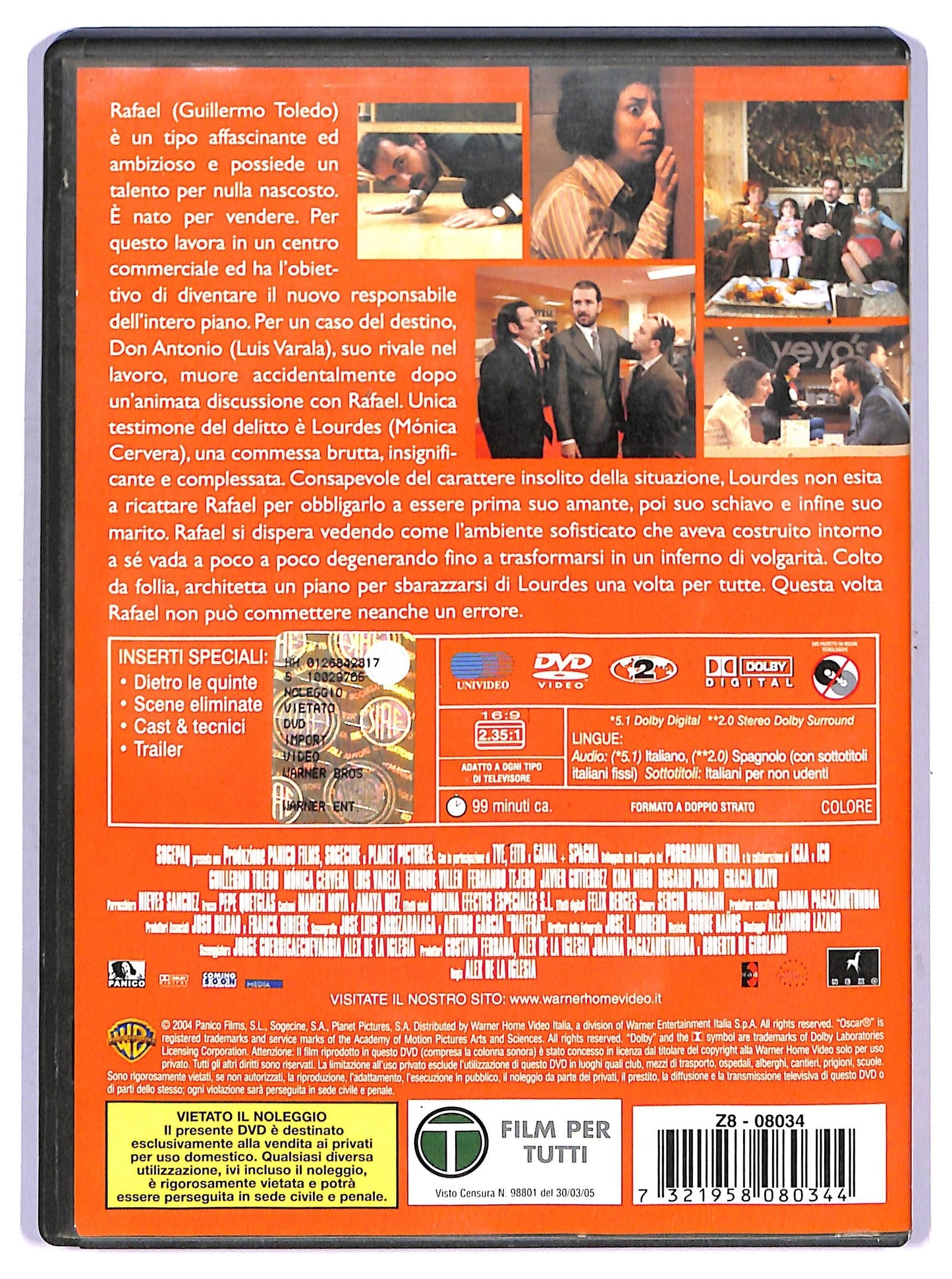 EBOND Crimen perfecto - Finche morte non li separi DVD D760662