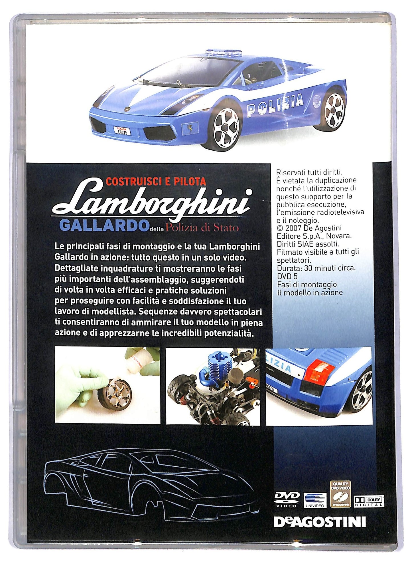 EBOND Costruisci e Pilota Lamborghini Gallardo Della Polizia EDITORIALE DVD D760714