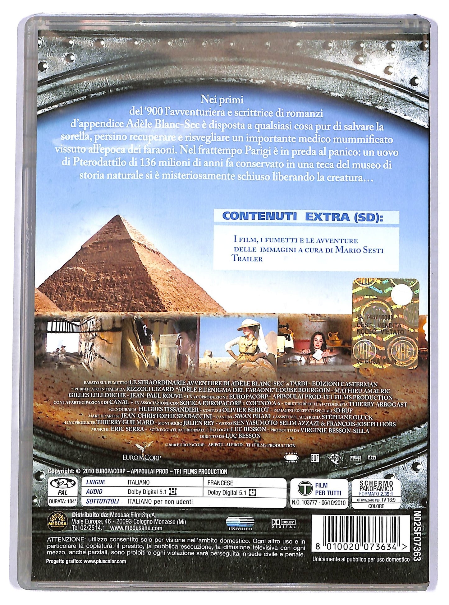EBOND Adele e l'enigma del faraone Noleggio DVD D760730