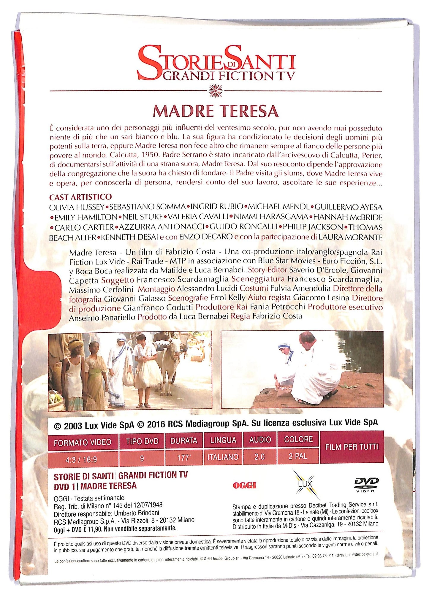 EBOND Storie Di Santi Madre Teresa Slipcase EDITORIALE DVD D760742