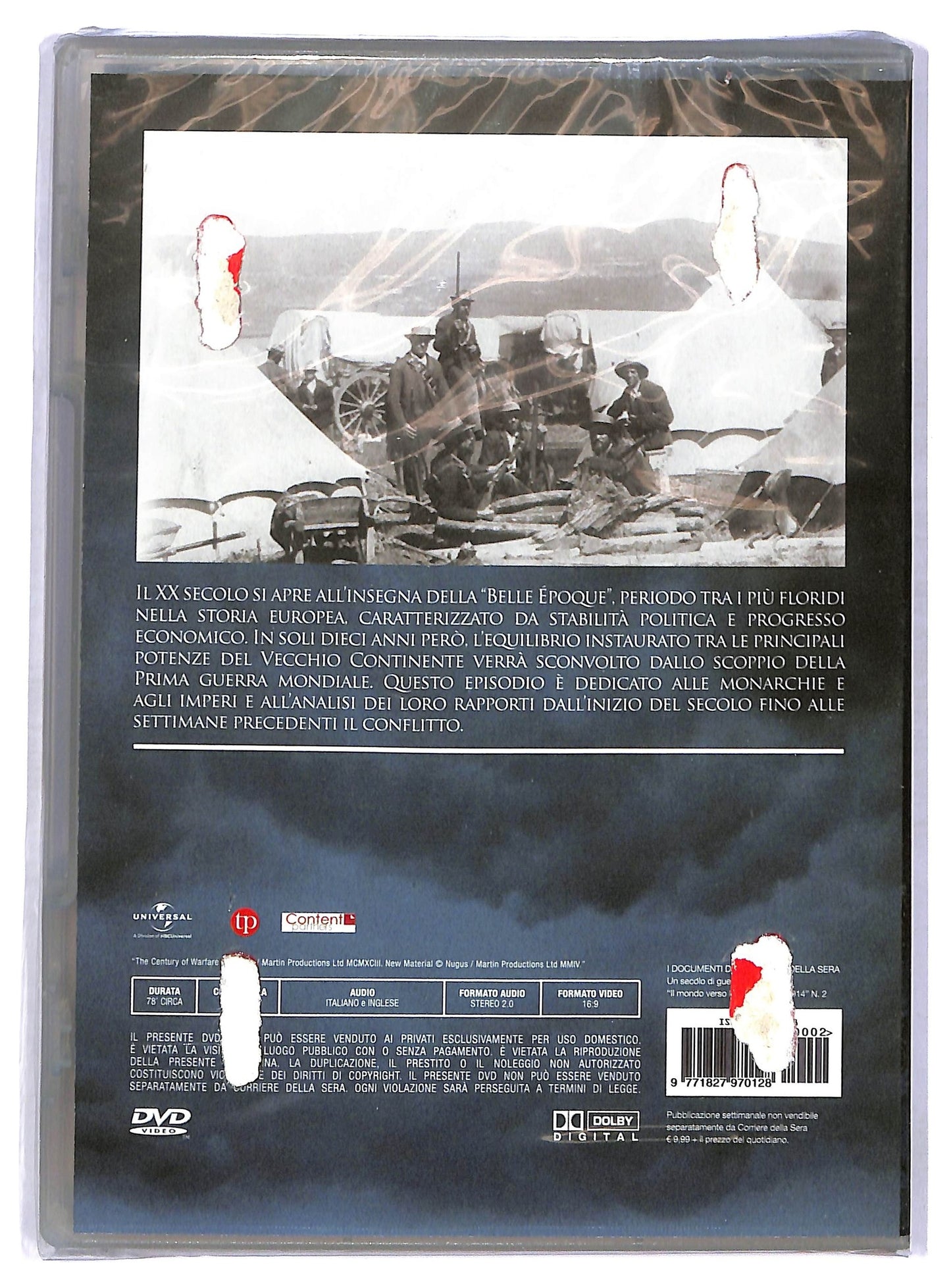 EBOND Un secolo di guerre - il mondo verso la guerra 1900 - 1914 EDITORIALE DVD D760764