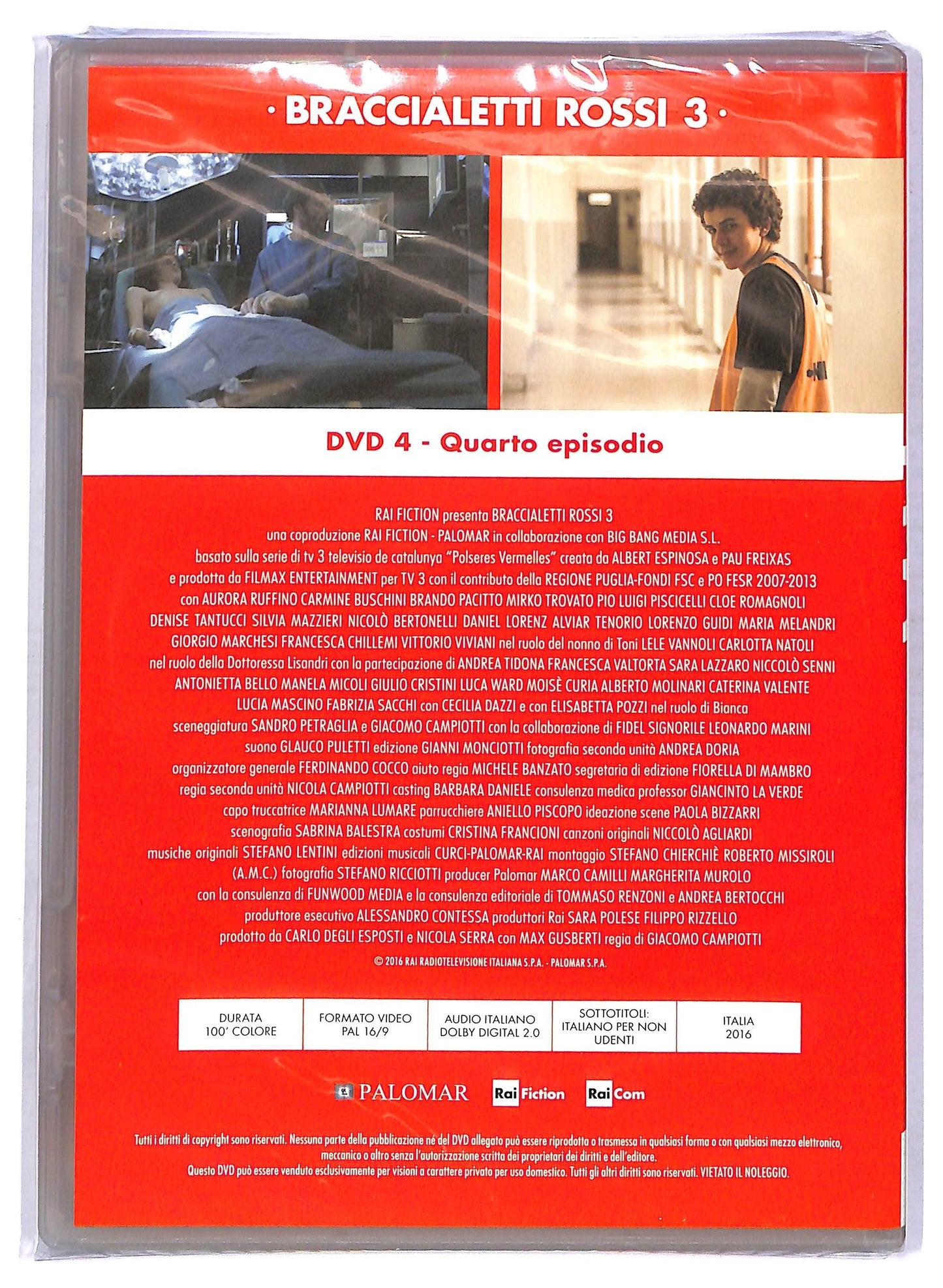 EBOND Bracciletti Rossi 3 4 Quarto Episodio EDITORIALE DVD D760803