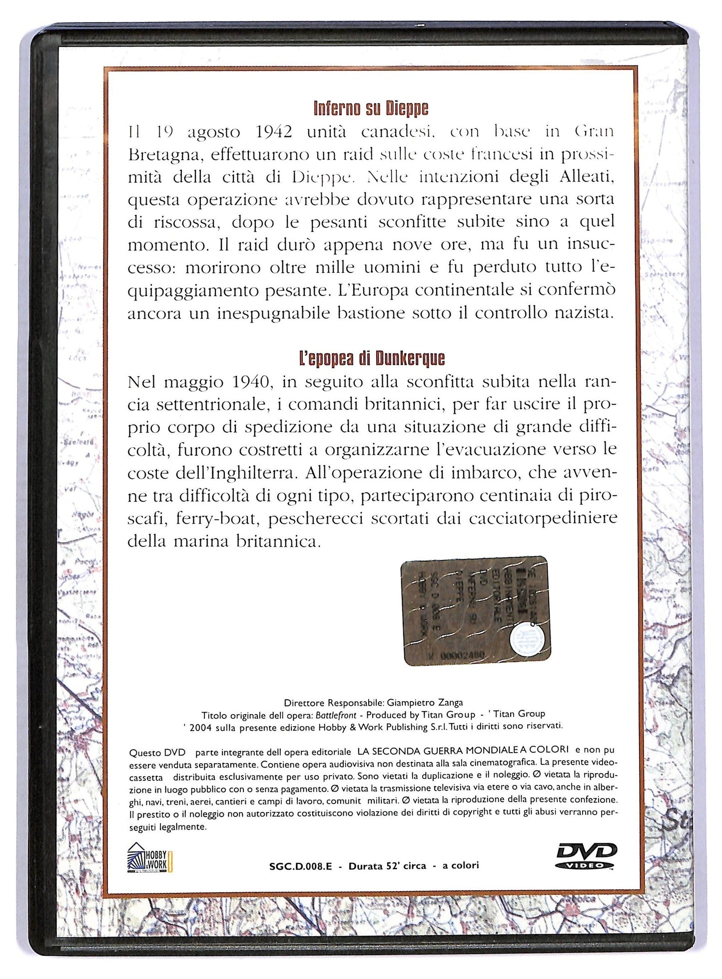 EBOND Inferno su Dieppe - L'epopea di Dunkeque EDITORIALE DVD D760833