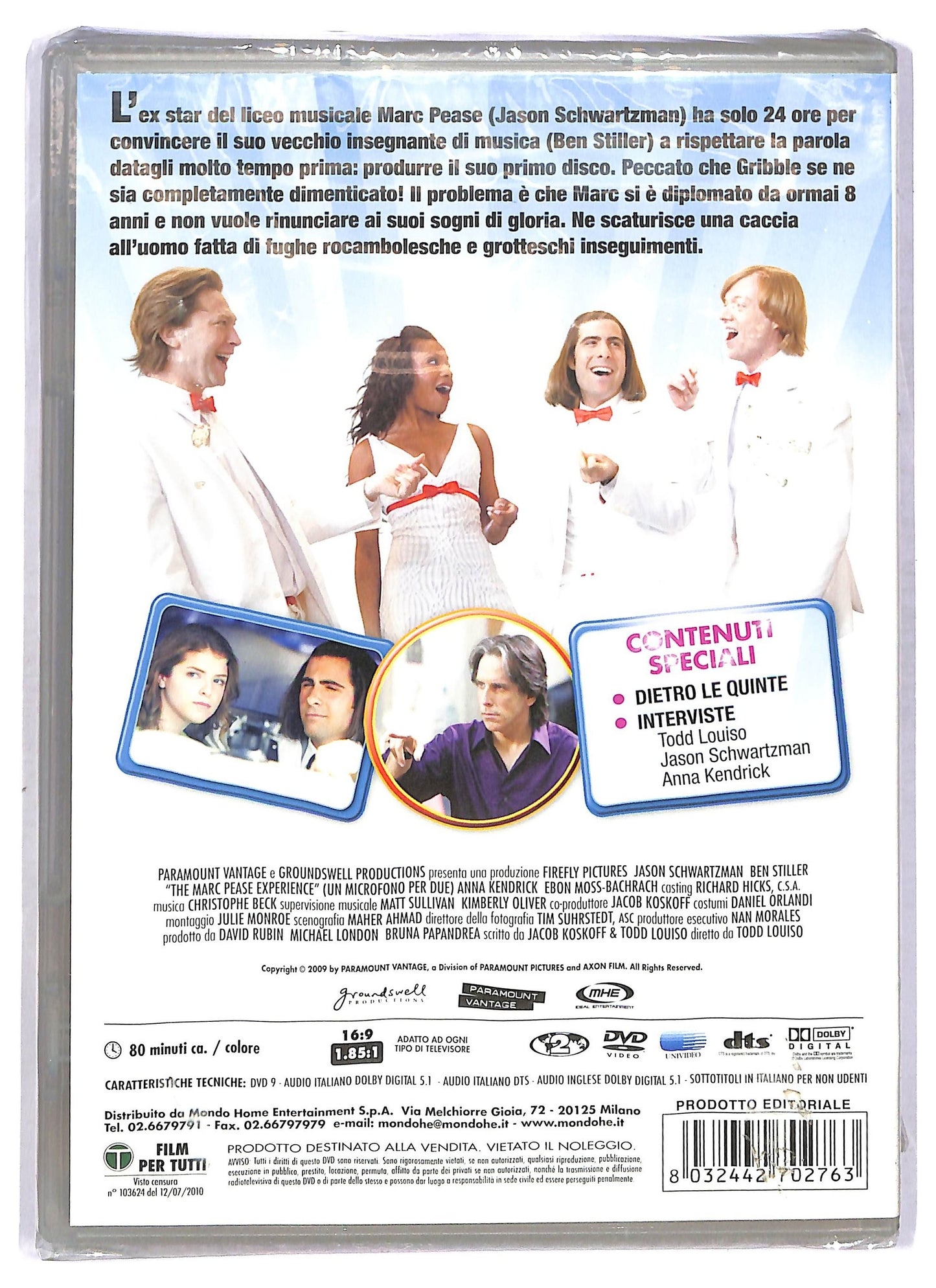 EBOND Un microfono per due DVD D760905