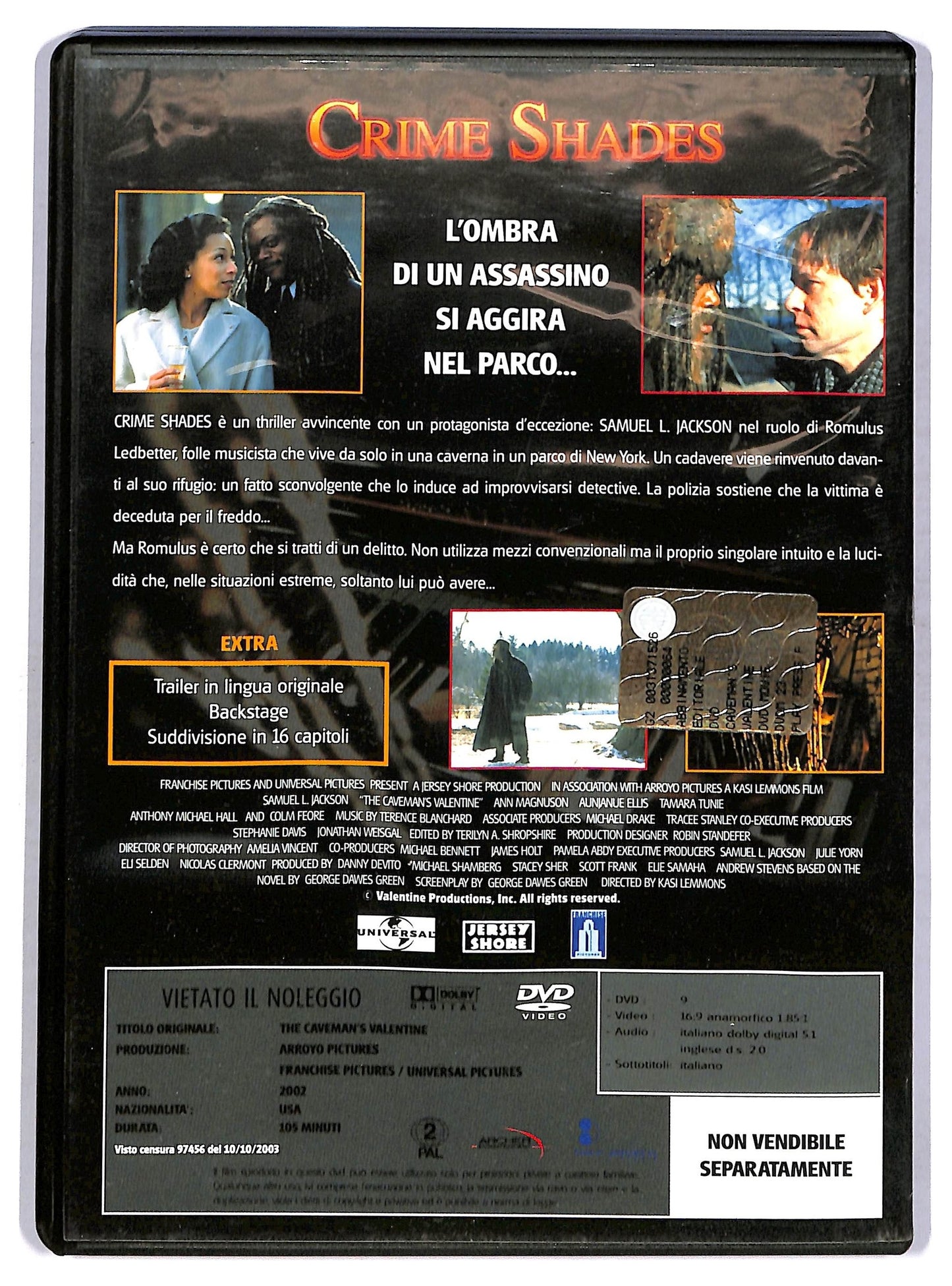 EBOND Crime Shades DVD Editoriale D760949