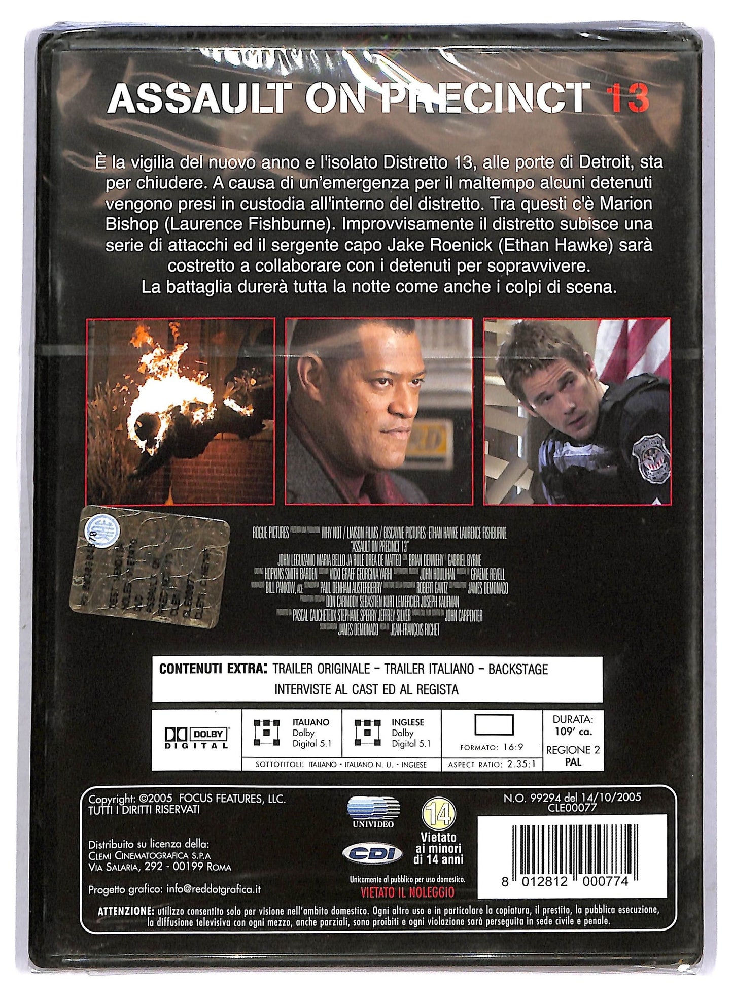 EBOND Assault on Precinct 13 DVD D760957