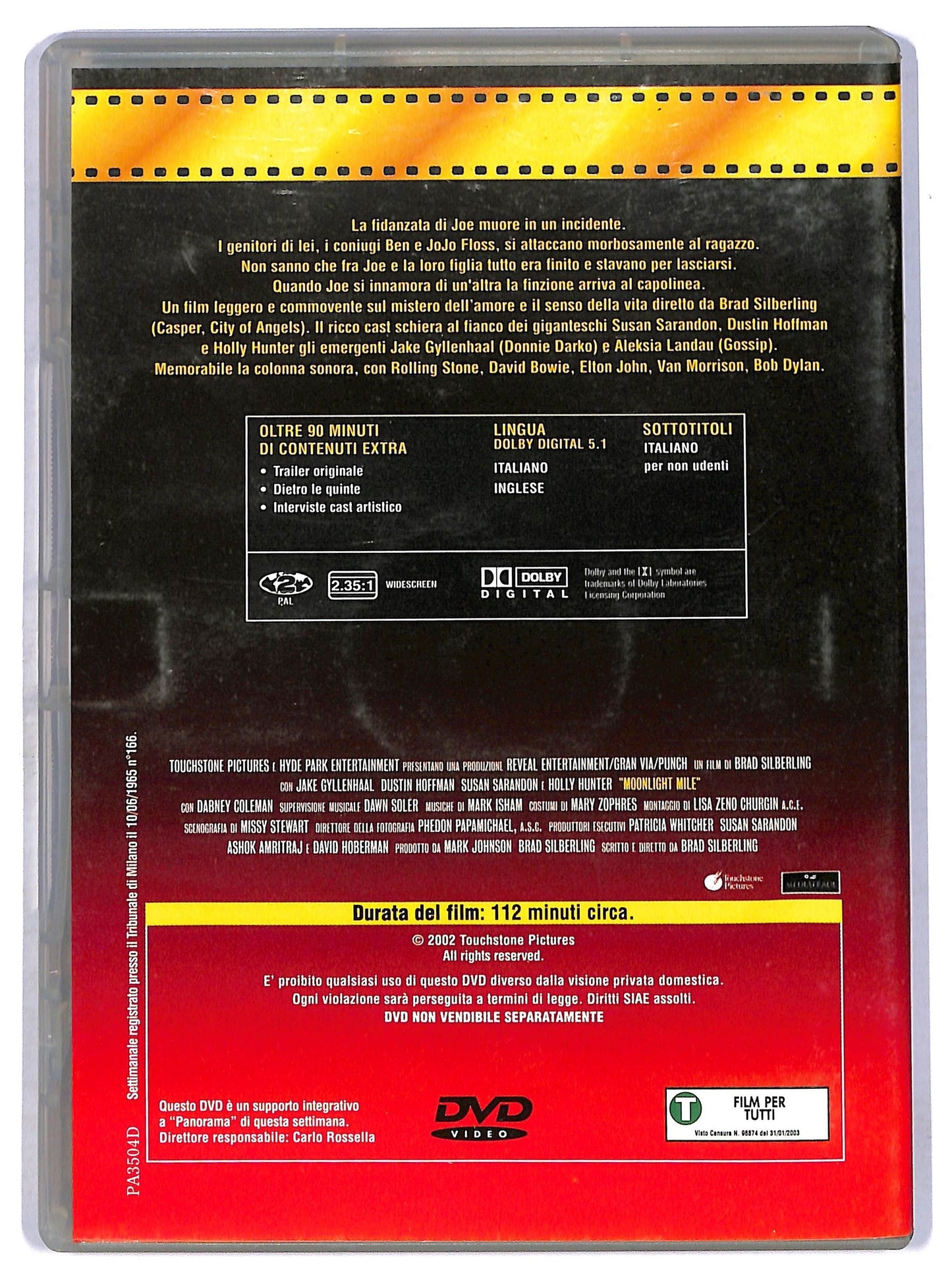 EBOND Moonlight mile - Voglia di ricominciare EDITORIALE DVD D761202