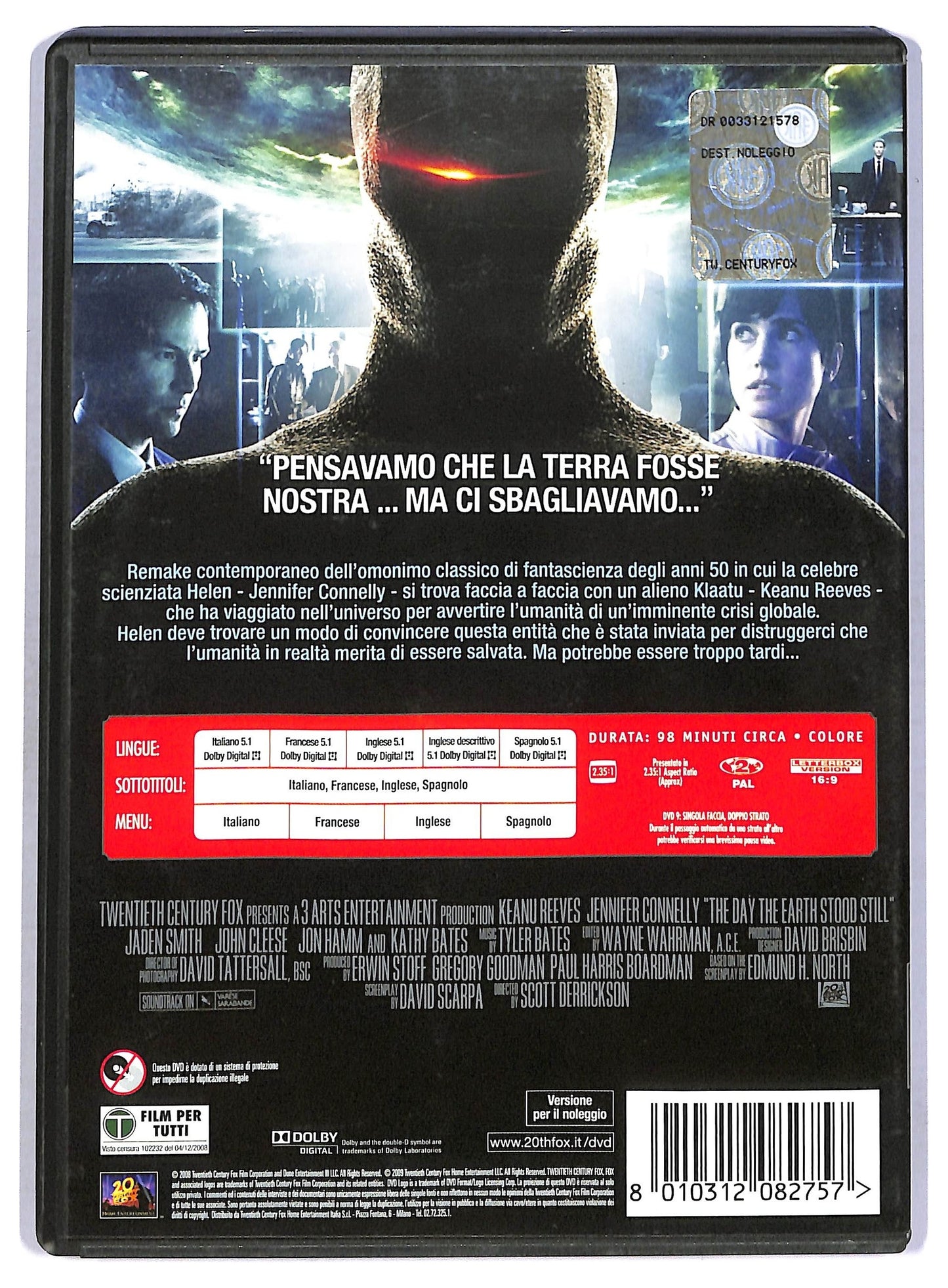 EBOND Ultimatum alla Terra NOLEGGIO DVD D761206