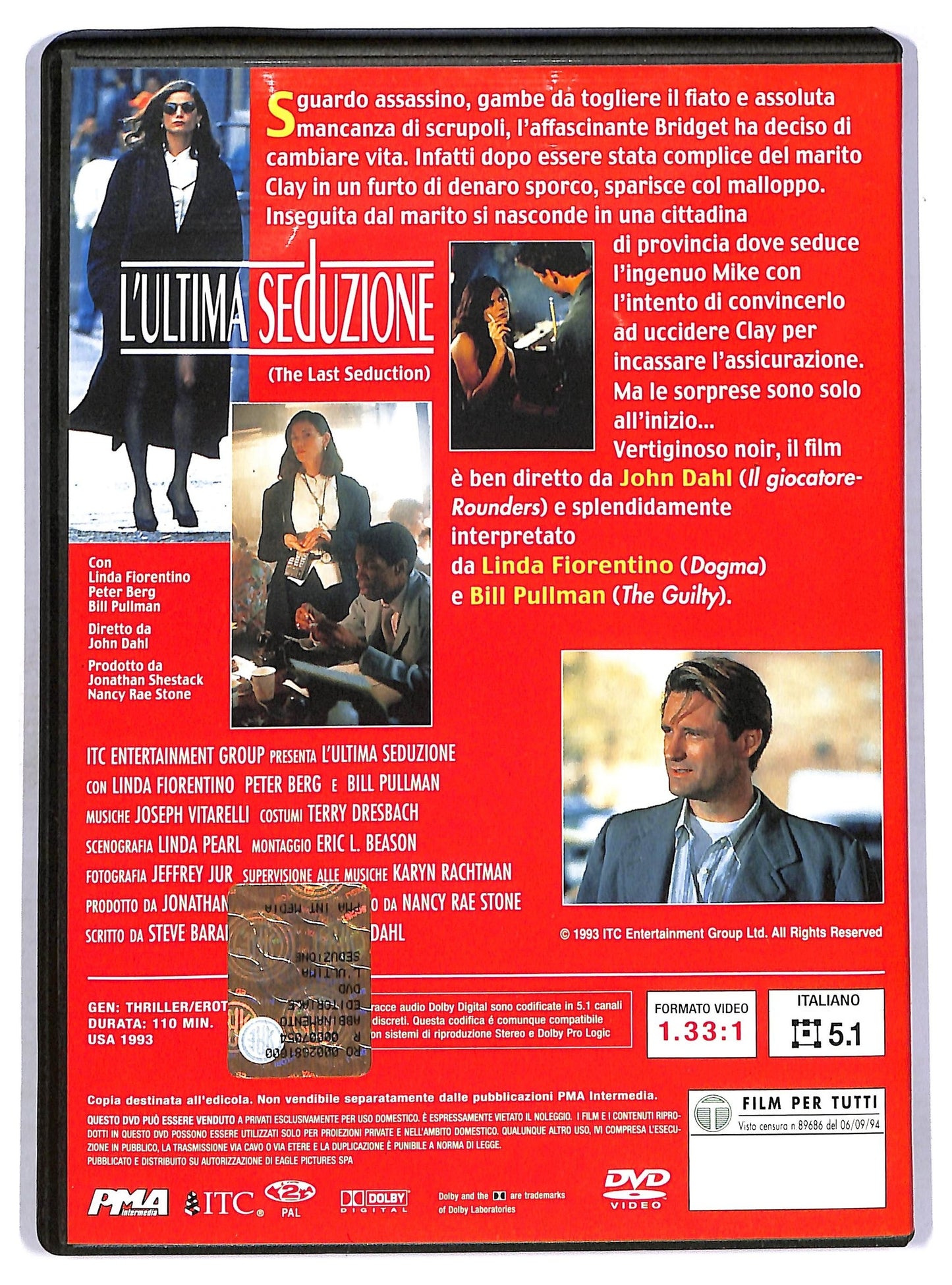 EBOND L'ultima seduzione EDITORIALE DVD D761223