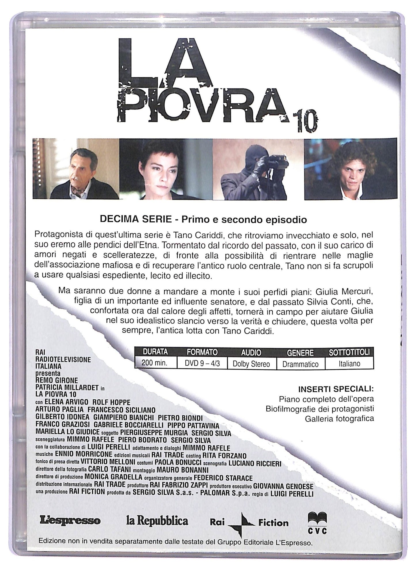 EBOND La piovra 10 primo e secondo episodio - remo girone EDITORIALE DVD D761328