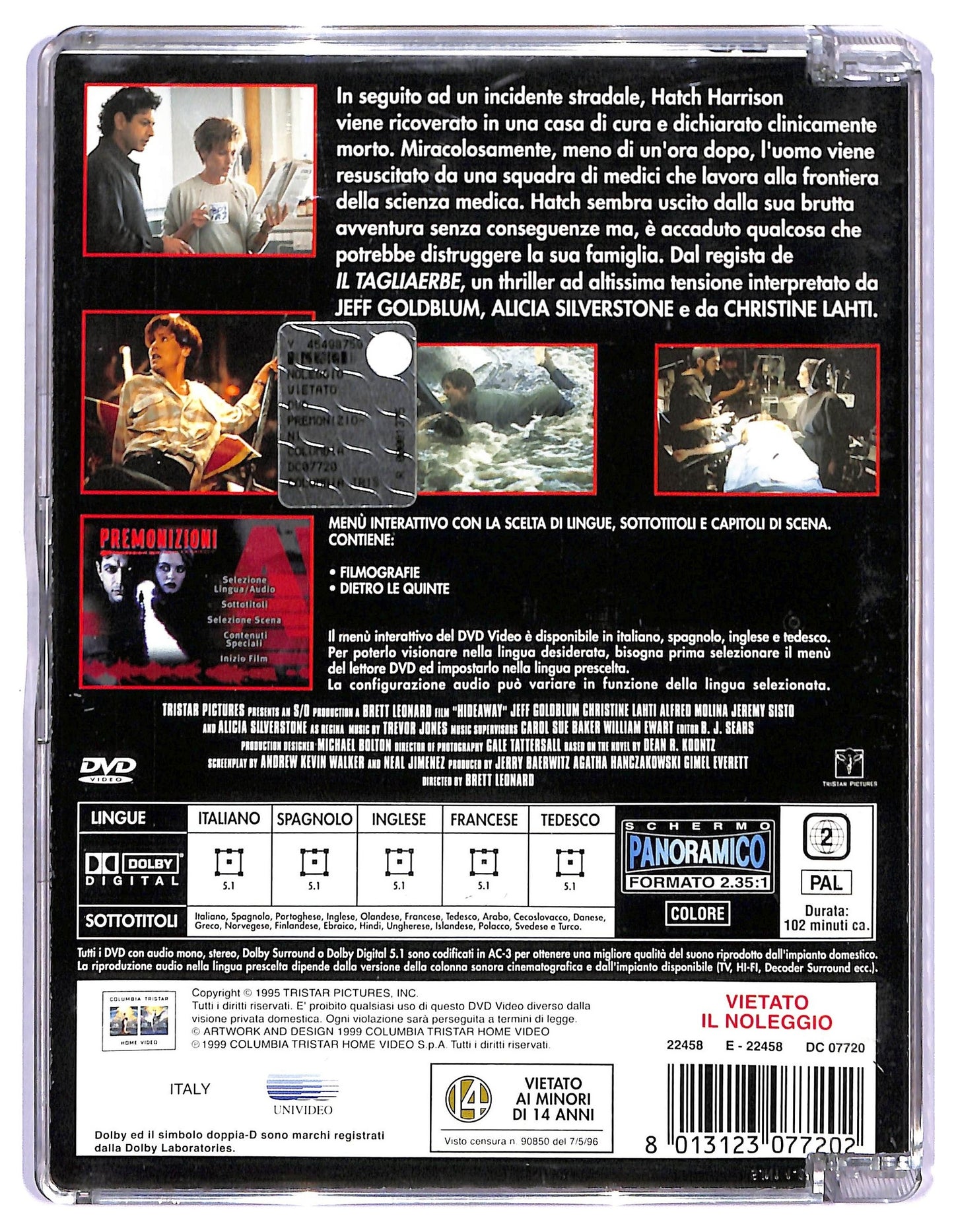 EBOND Premonizioni DVD Sjb D761348