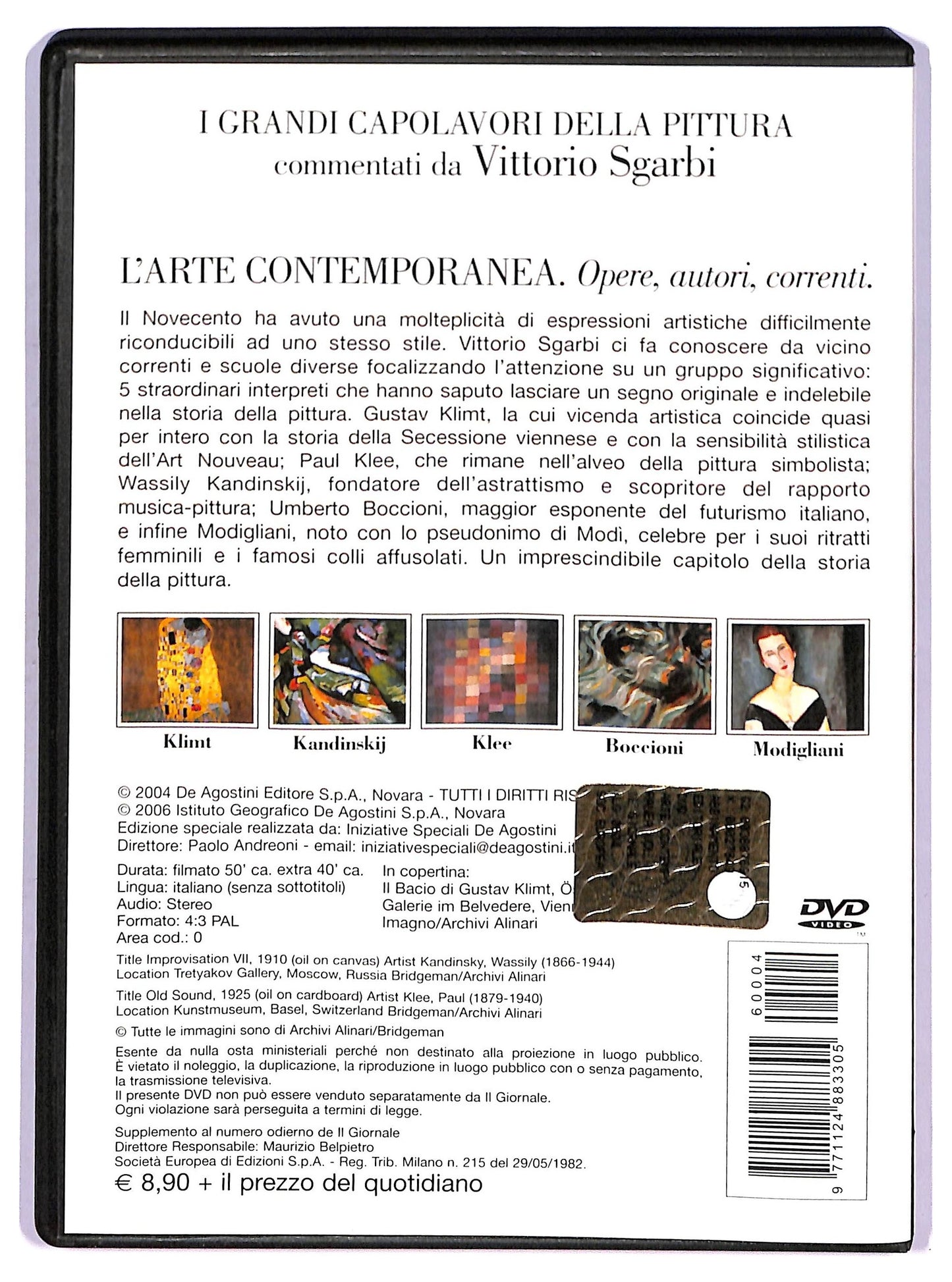 EBOND L'Arte Contemporanea Vol 1 EDITORIALE DVD D761401