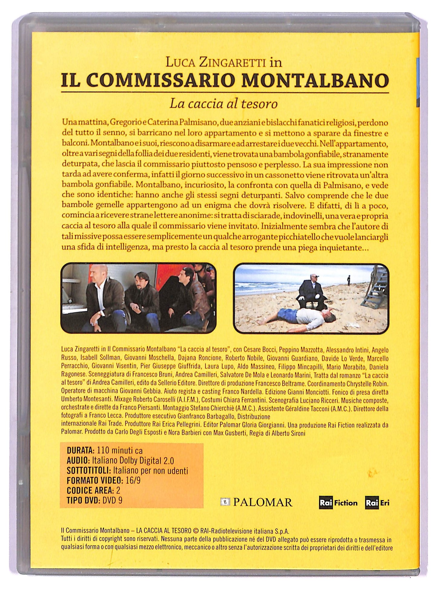 EBOND Il commissario Montalbano - La caccia al tesoro NO BOOKLET EDITORIALE DVD D761430