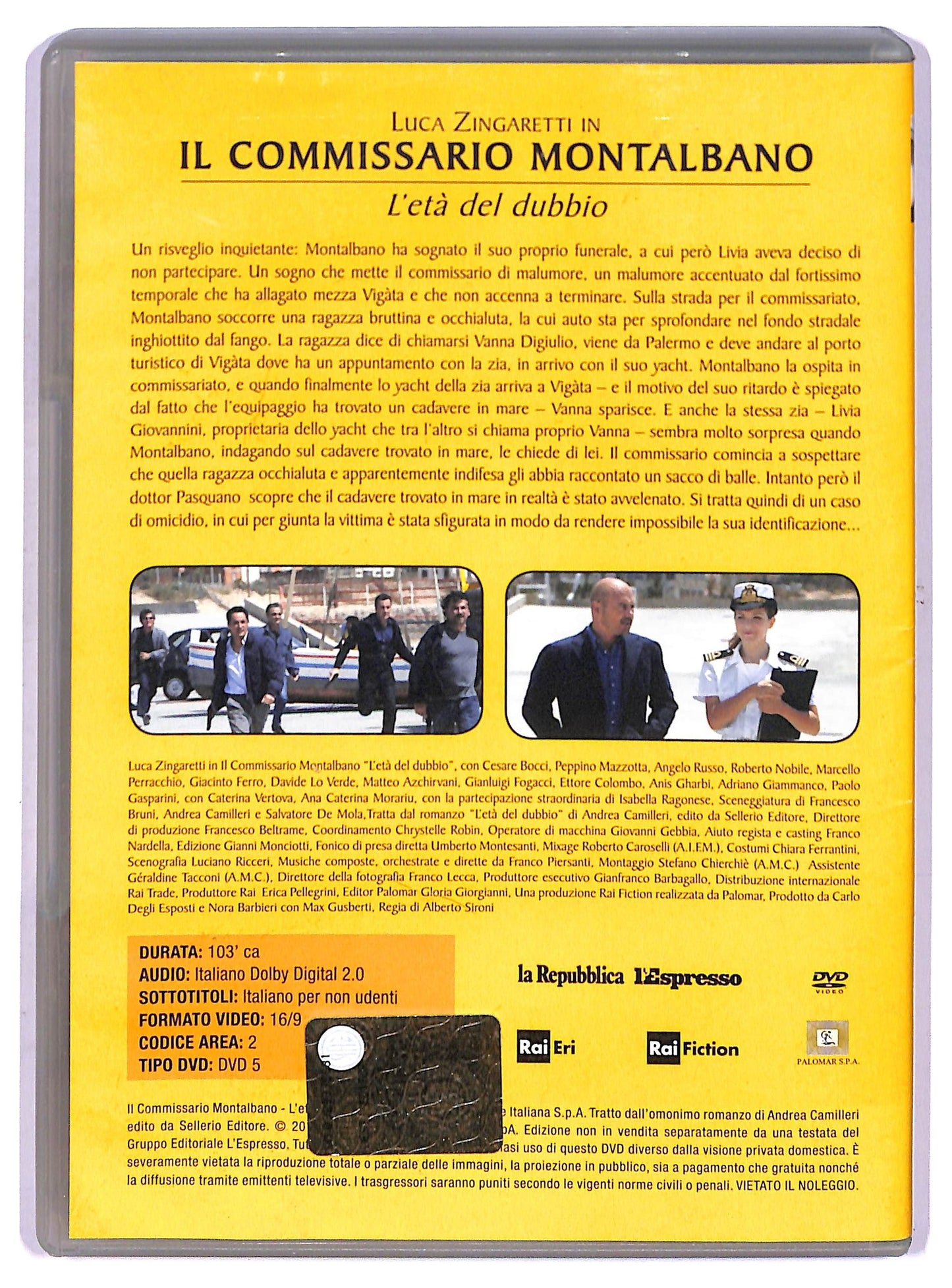 EBOND Il commissario Montalbano L'eta del dubbio EDITORIALE DVD D761431