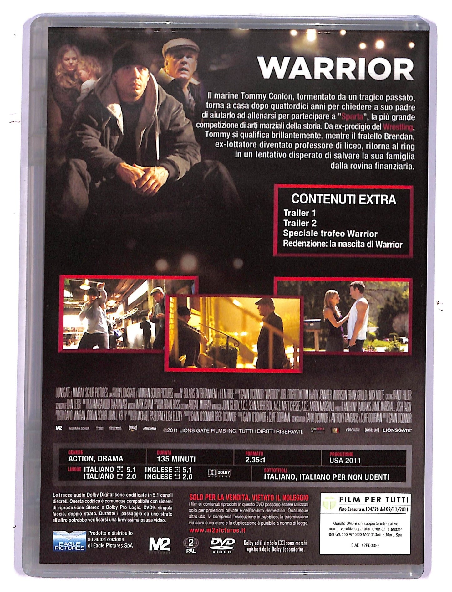 EBOND Warrior EDITORIALE DVD D761433
