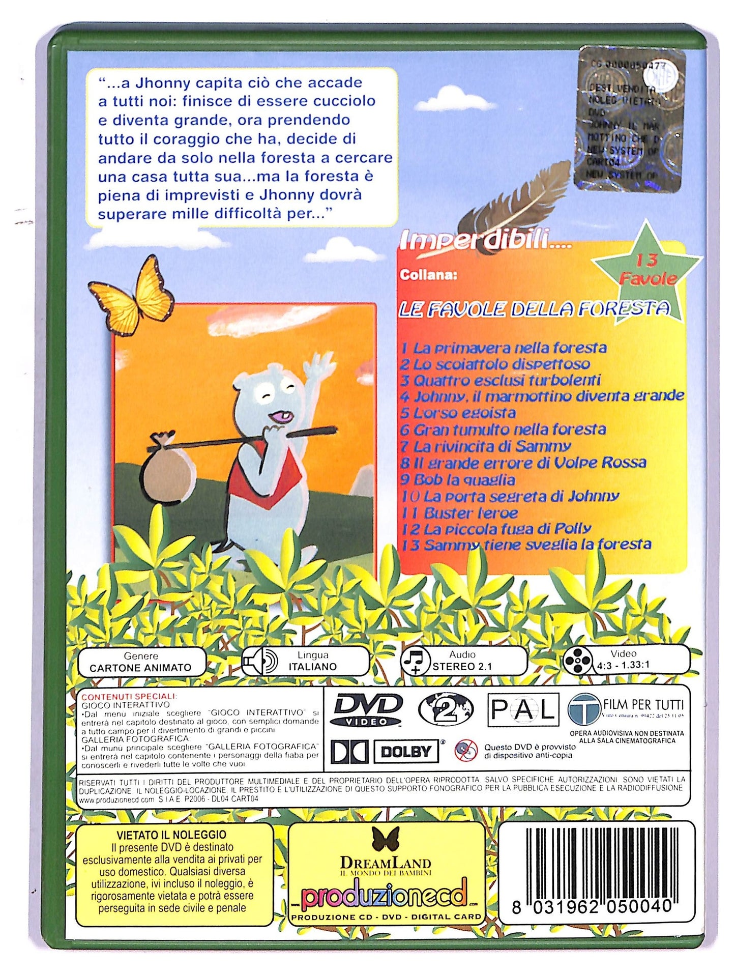 EBOND Johnny il marmottino diventa grande DVD D761503