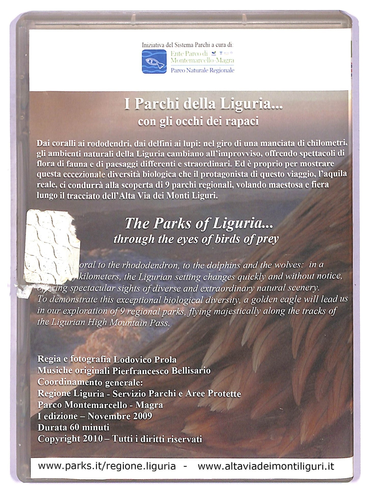 EBOND I parchi della Liguria con gli occhi dei rapaci EDITORIALE DVD D761526