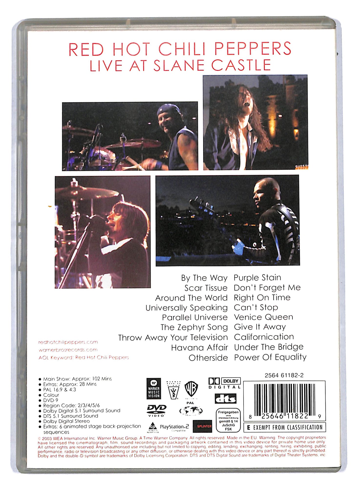 EBOND Red Hot Chili Peppers – Live At Slane Castle DVD D761604