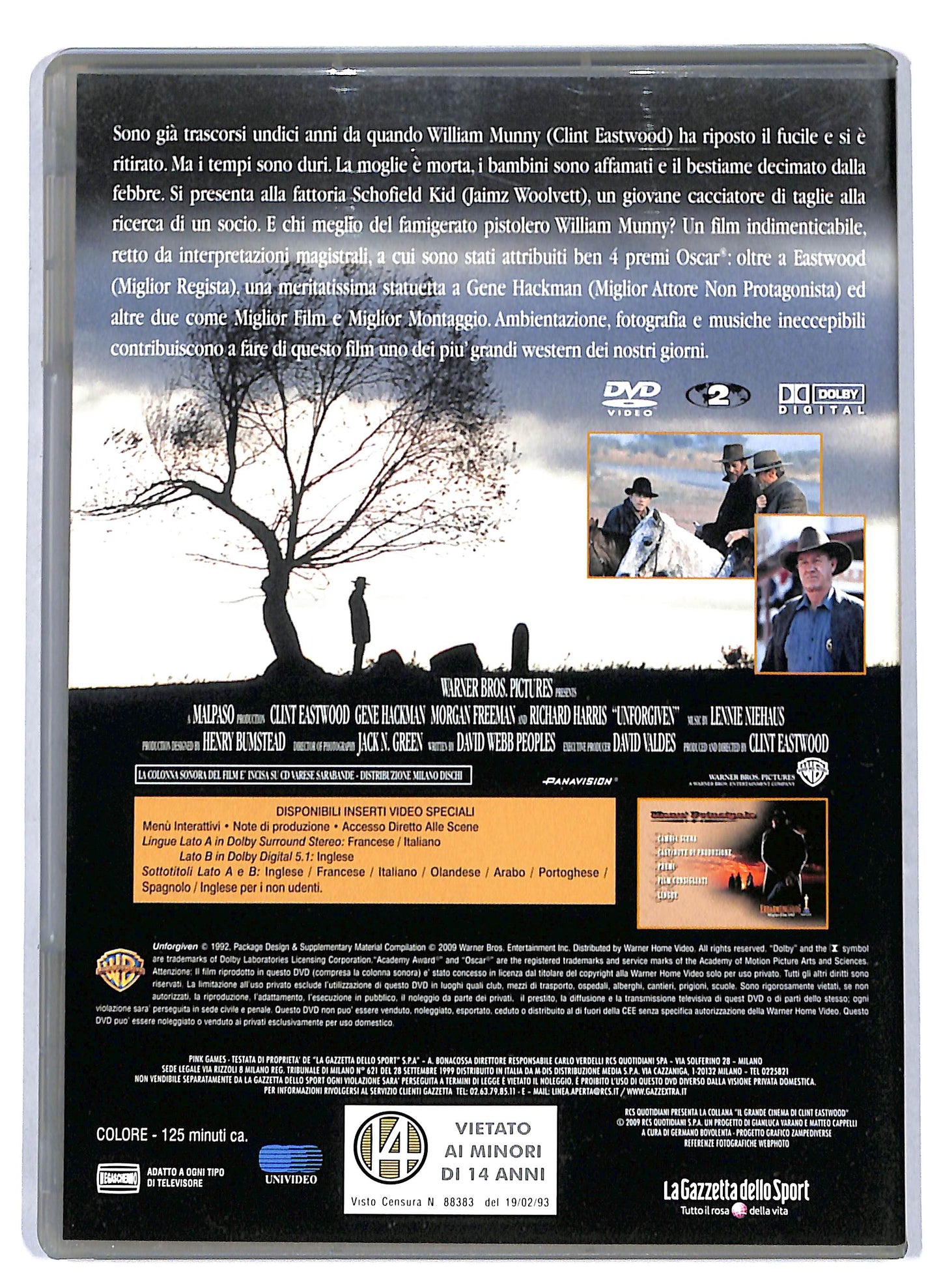 EBOND Gli spietati EDITORIALE DVD D761626