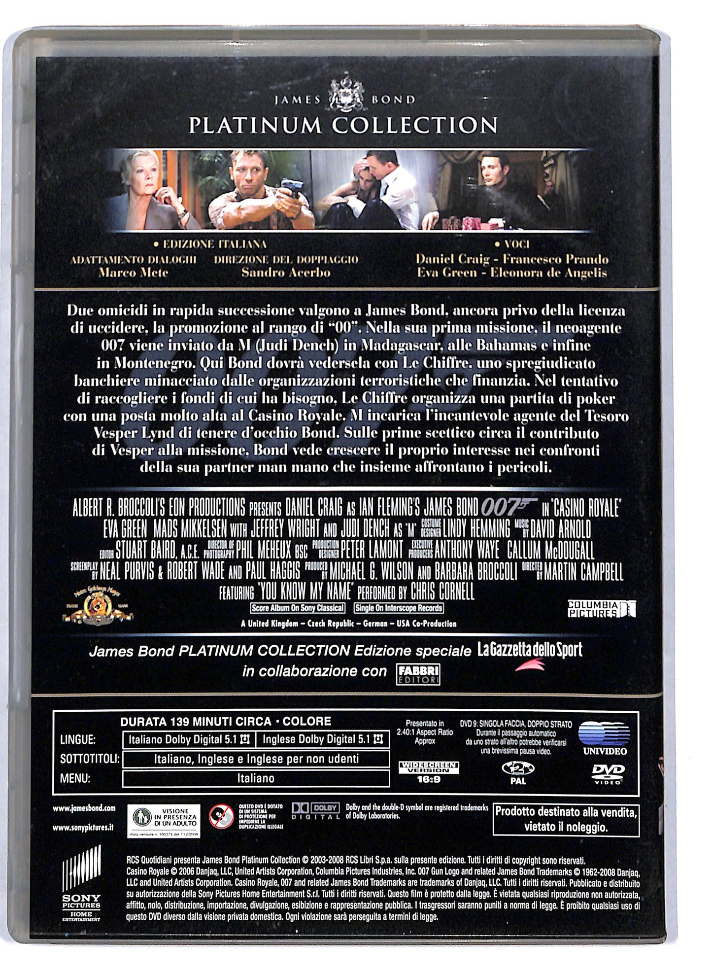 EBOND Casino Royale - Platinum Collection EDITORIALE DVD D761642