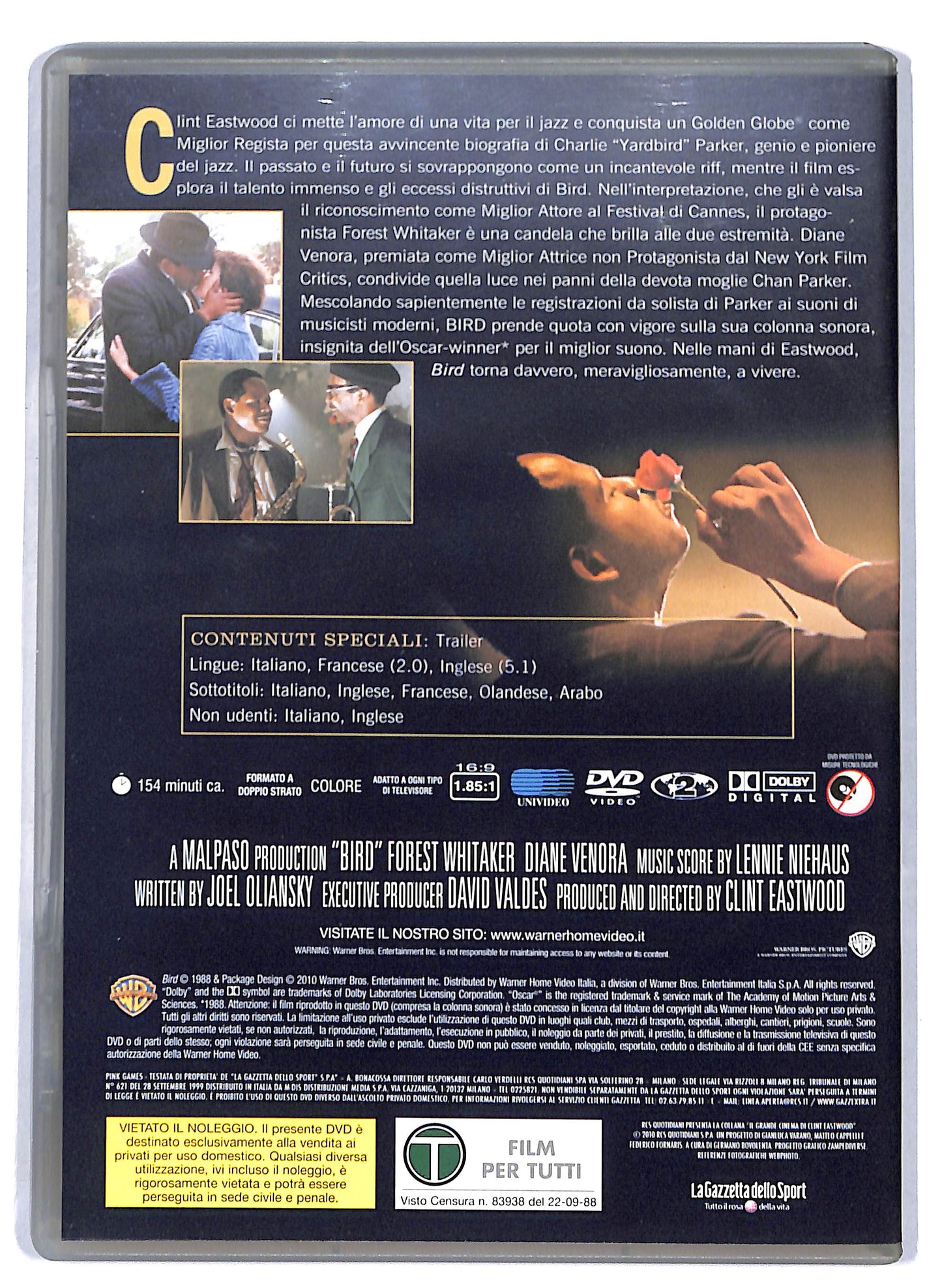 EBOND Clint Eastwood - Bird EDITORIALE DVD D761651