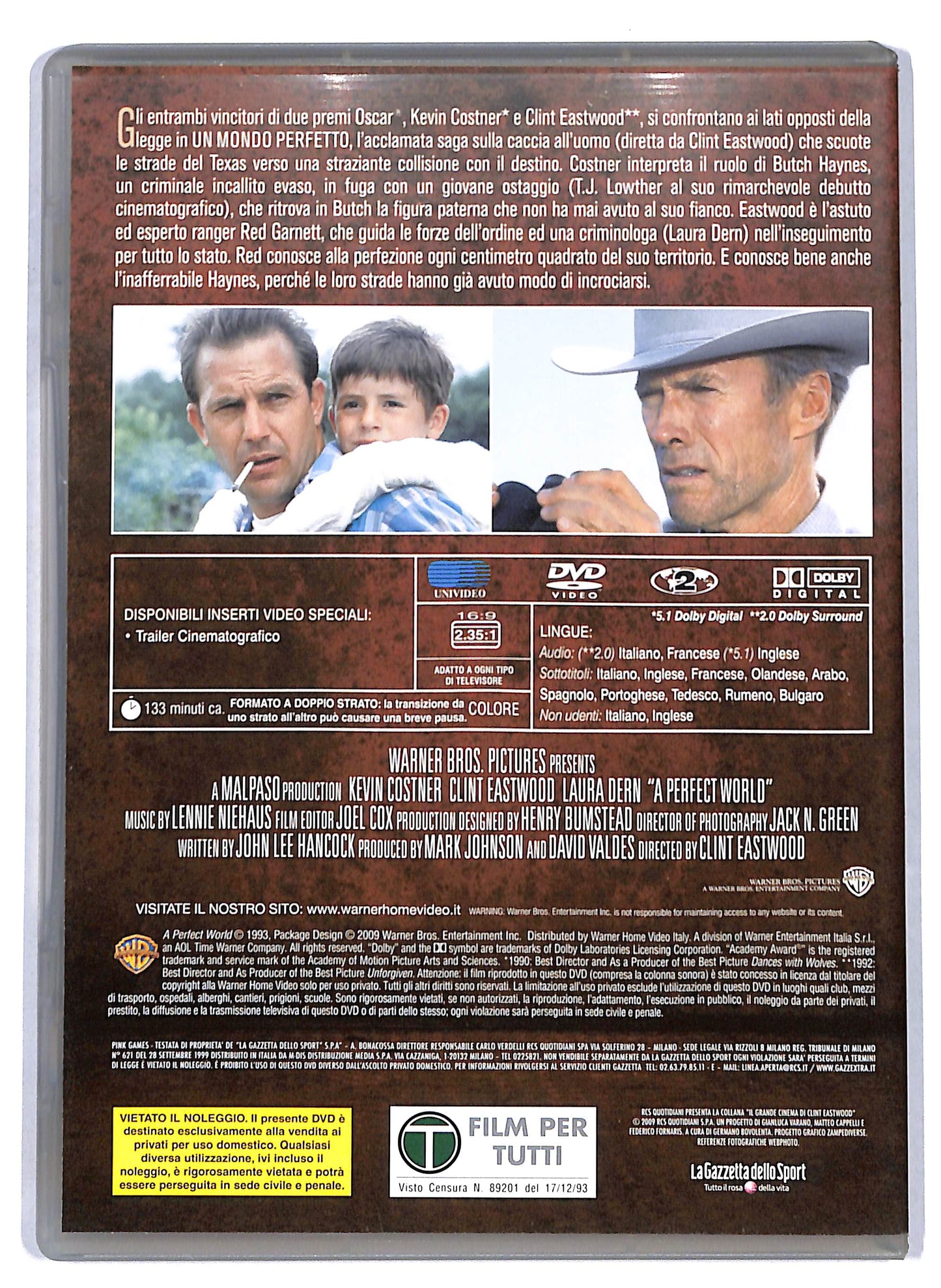 EBOND Un mondo perfetto EDITORIALE DVD D761660