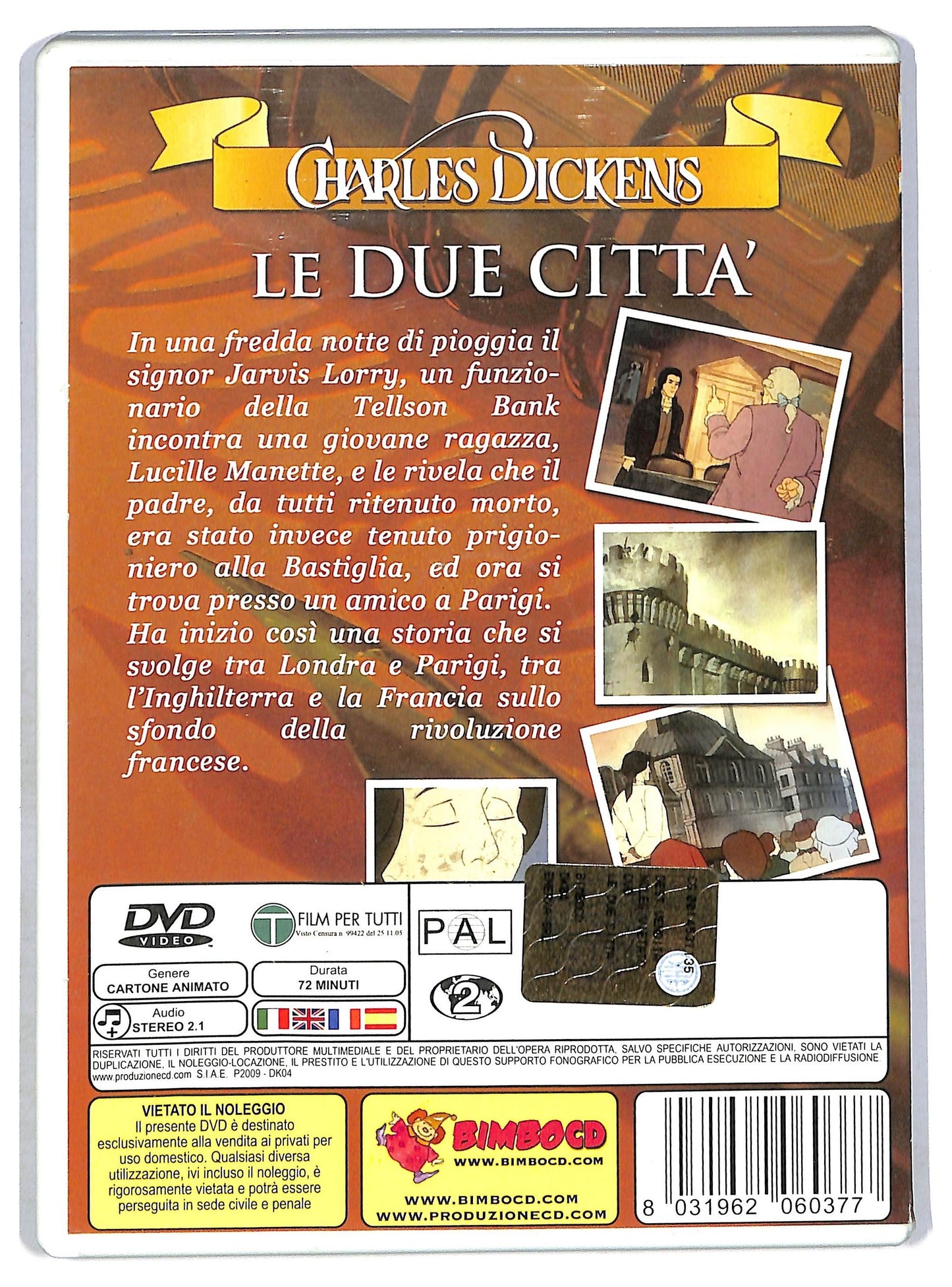 EBOND Le due citta DVD D762123