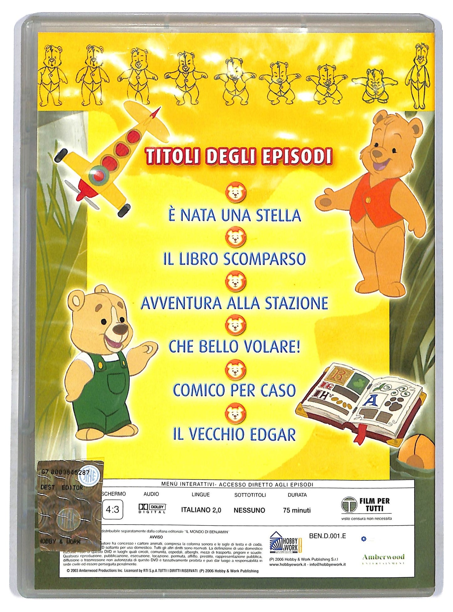 EBOND Il Mondo di Benjamin EDITORIALE DVD D762136