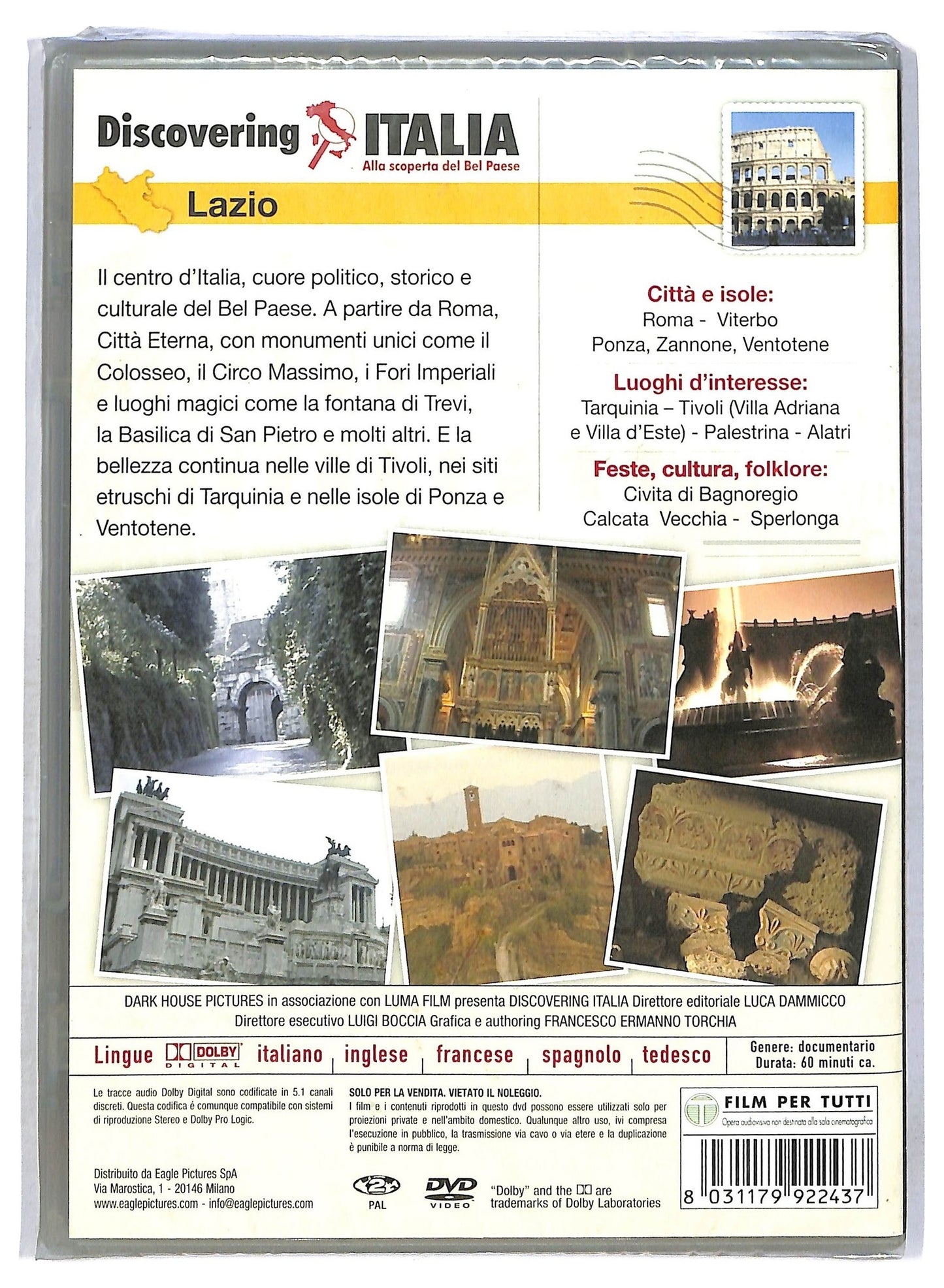 EBOND Discovering Italia - Lazio DVD D762139