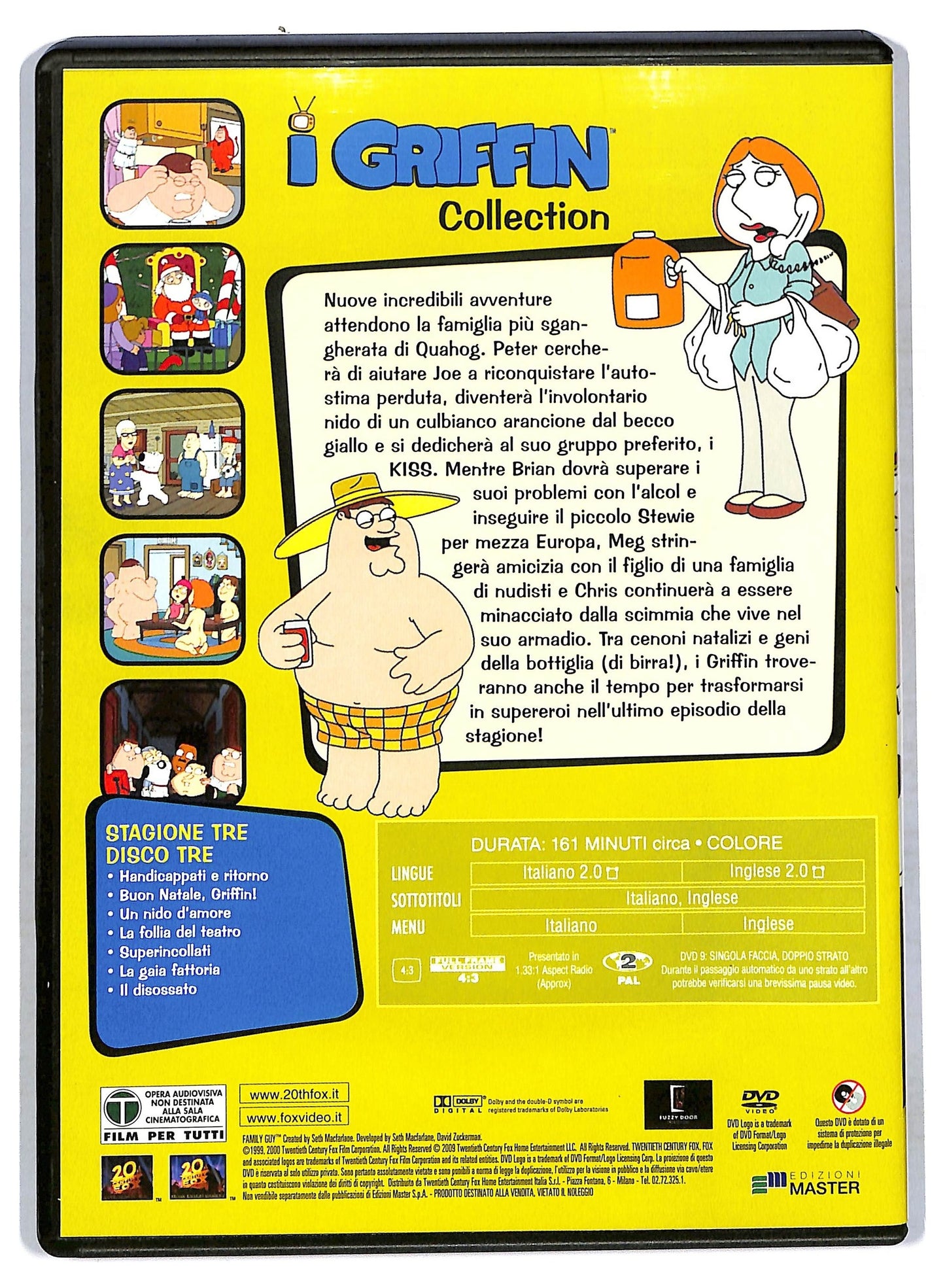 EBOND I griffin stagione 3 disco tre EDITORIALE DVD D762224