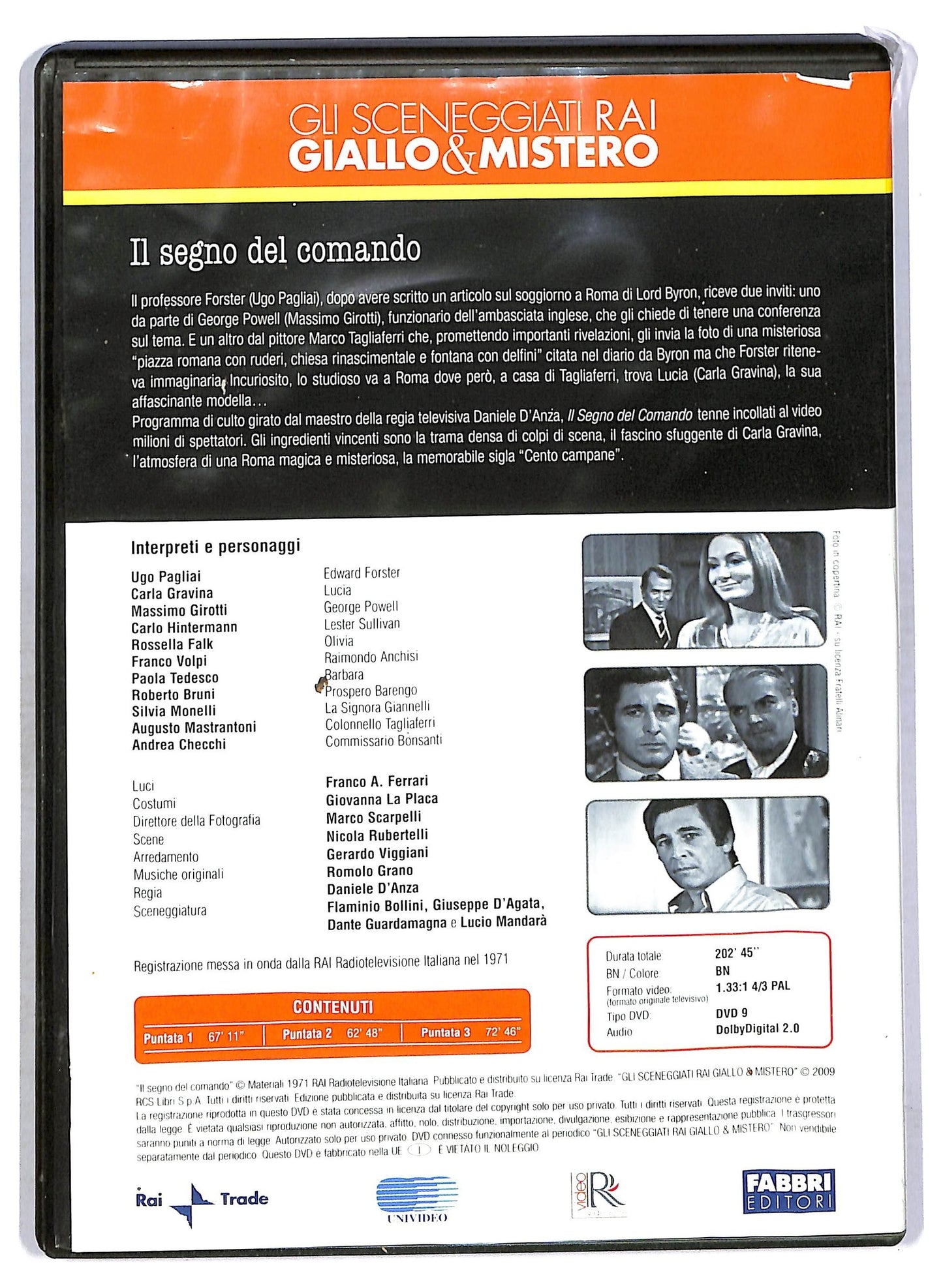 EBOND Il segno del comando puntata 1-3 EDITORIALE DVD D762250