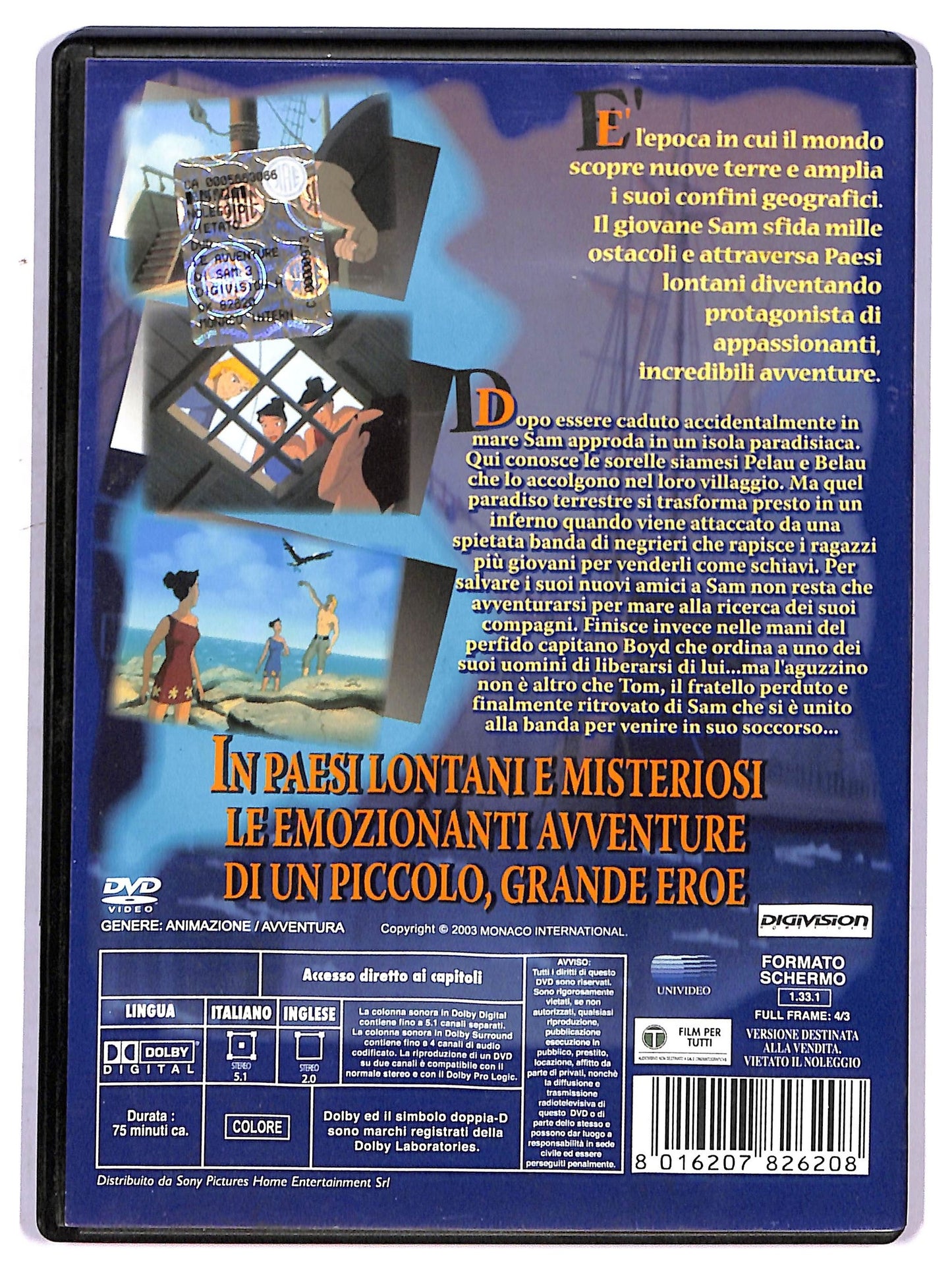 EBOND Le avventure di Sam 3 DVD D762355