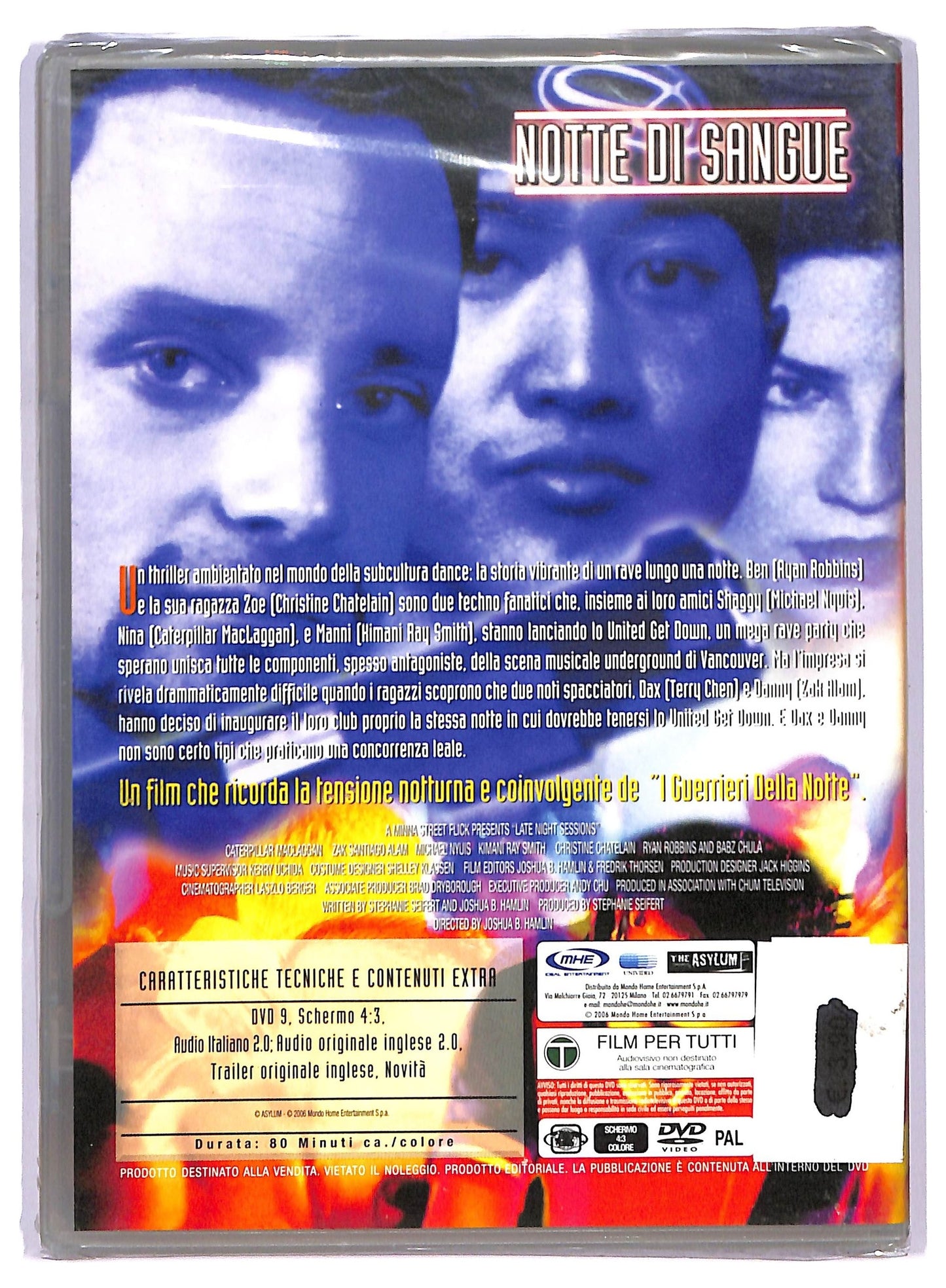 EBOND notte di sangue DVD EDITORIALE D762412