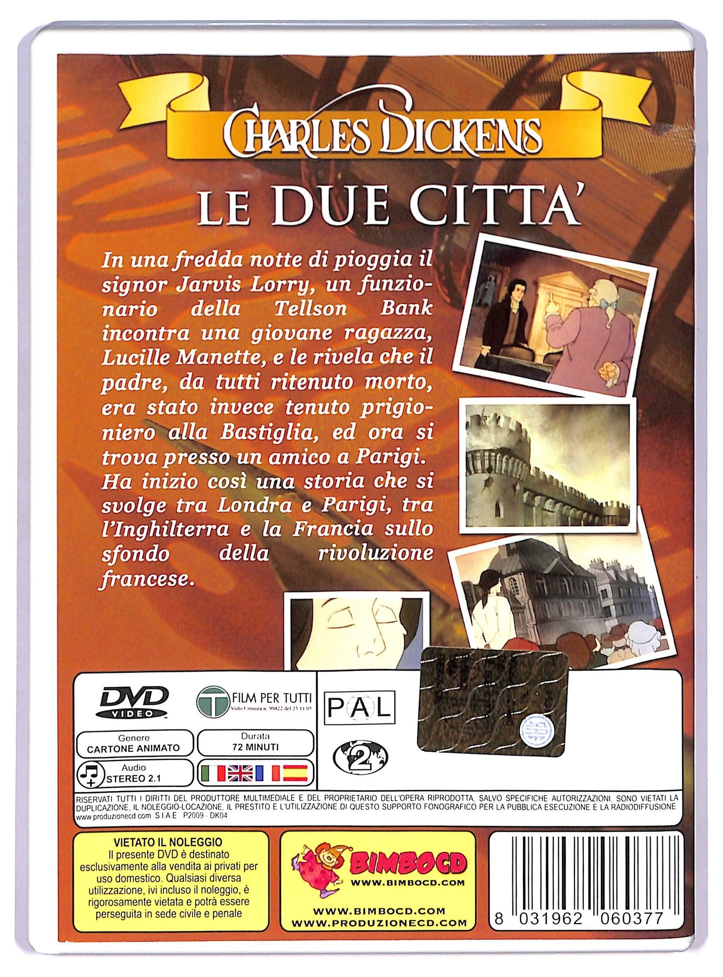 EBOND Le due citta DVD D762442