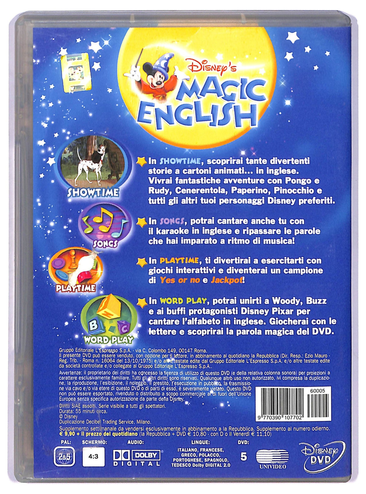 EBOND Magic english disney's volume 5 - animal friends EDITORIALE DVD D762448