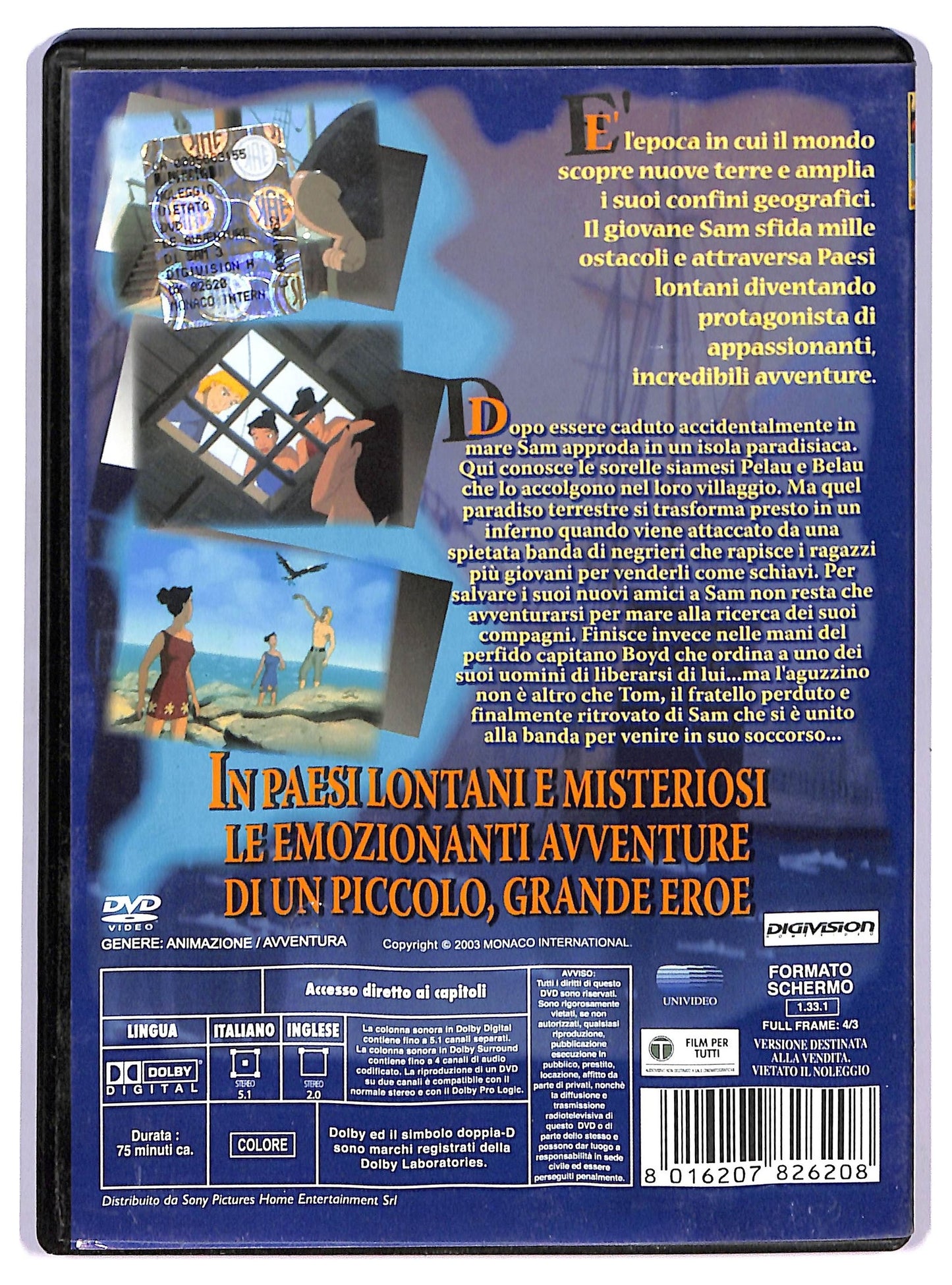 EBOND Le avventure di Sam 3 DVD D762449