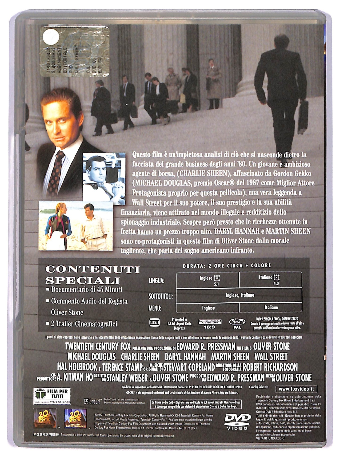EBOND Wall Street Con Michael Douglas DVD D762507
