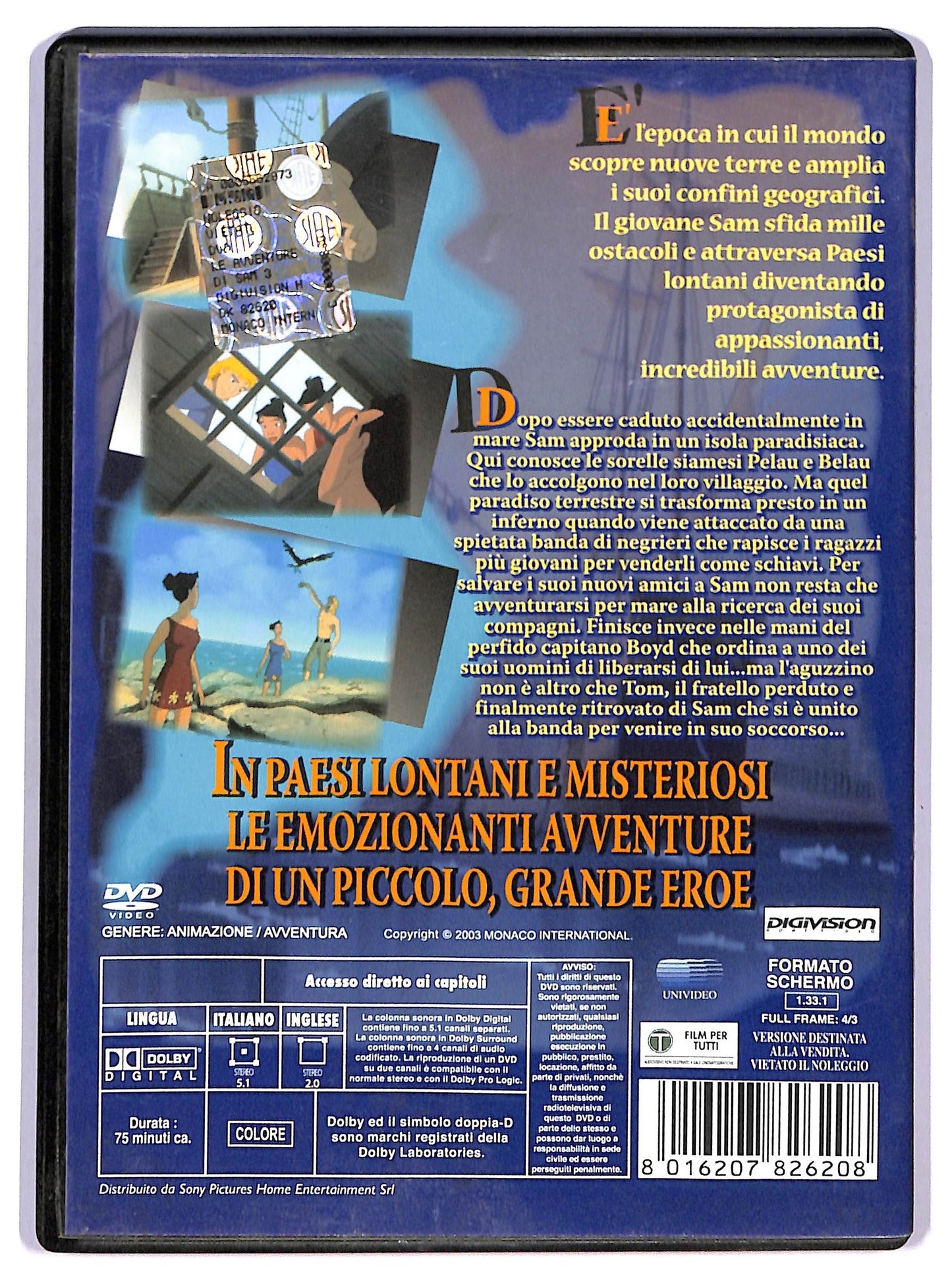 EBOND Le avventure di Sam 3 DVD D762510