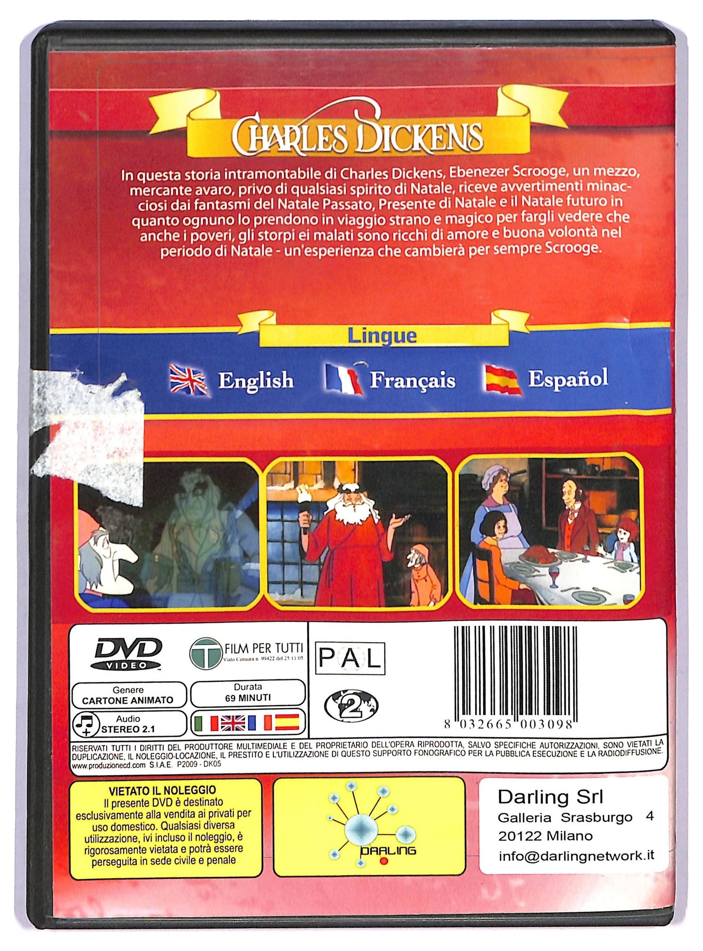 EBOND A Christmas Carol EDITORIALE DVD D762535