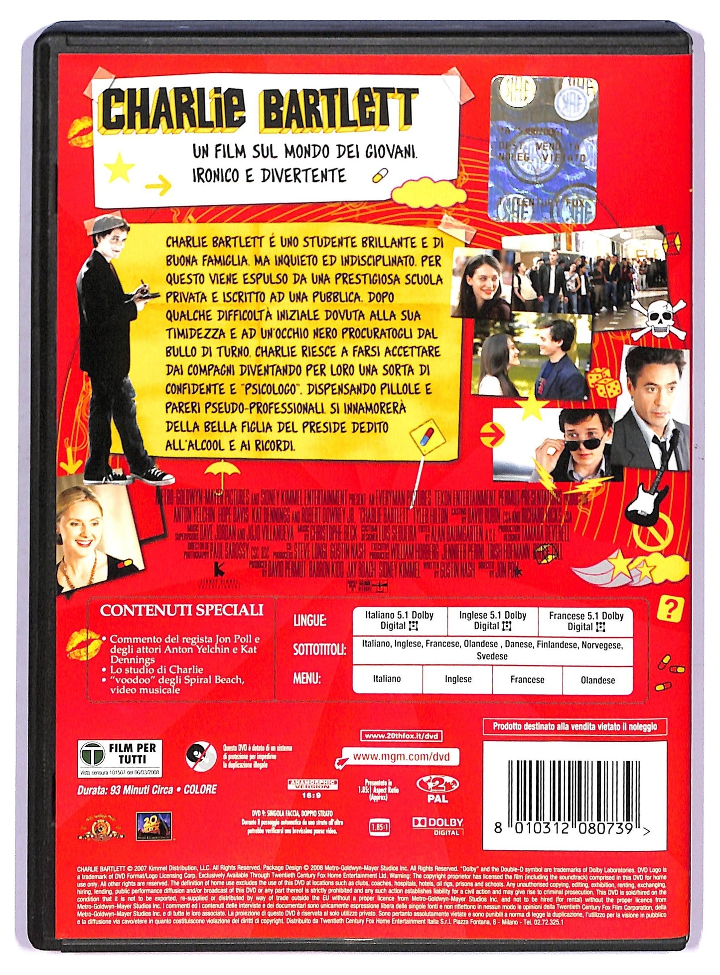 EBOND Charlie Bartlett EDITORIALE DVD D762619