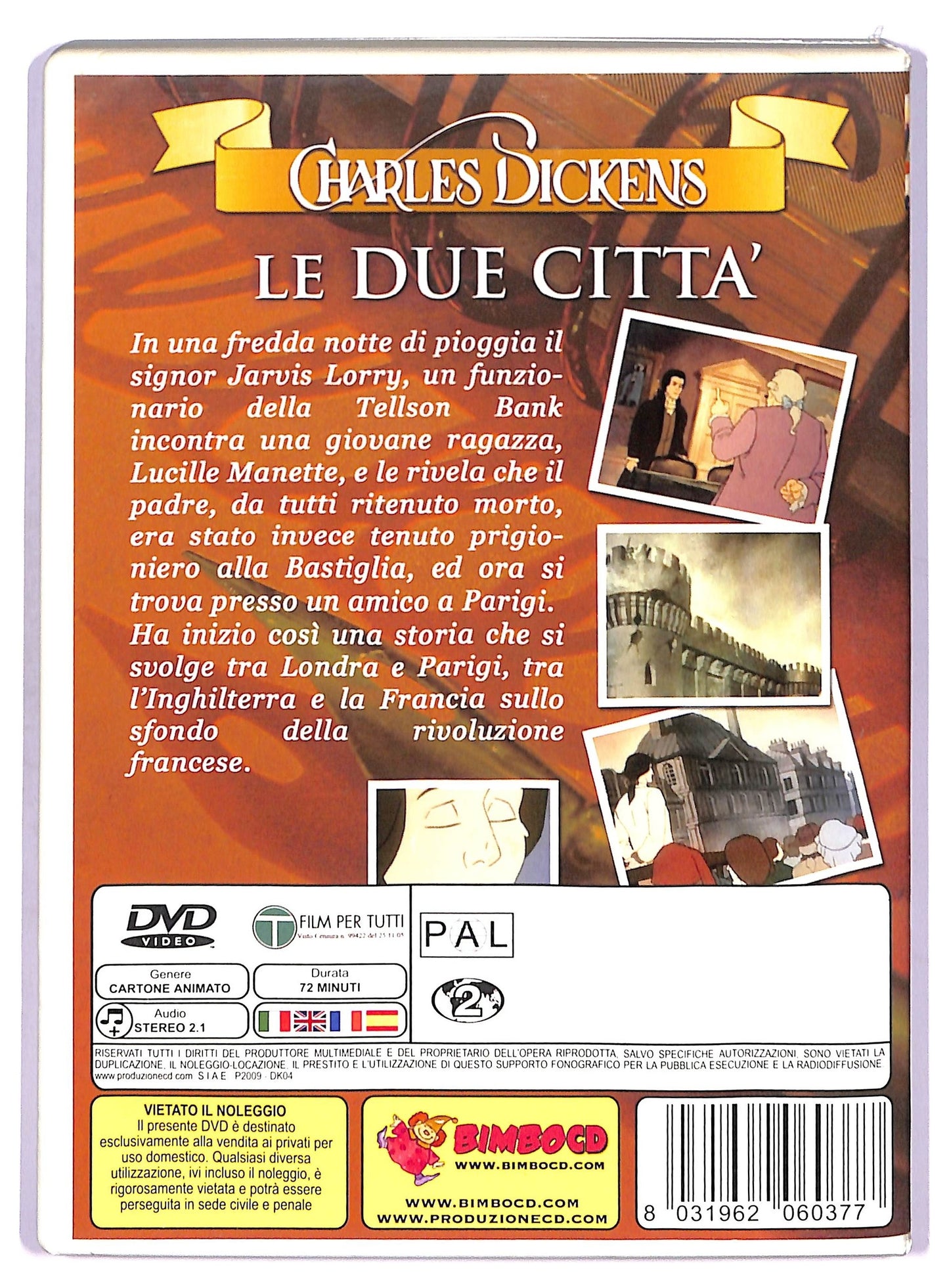 EBOND Le due citta DVD D762642