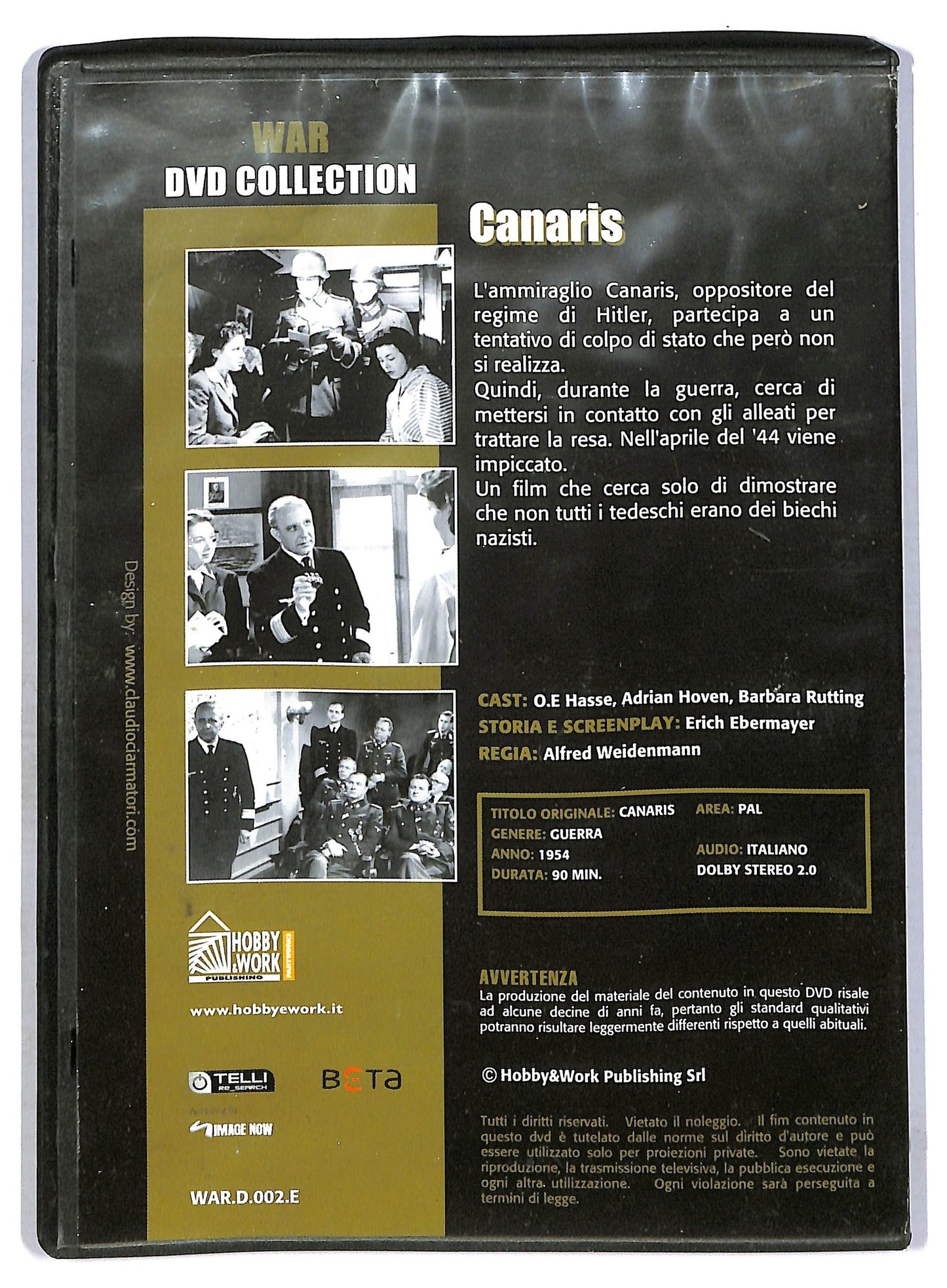 EBOND War DVD Collection - Canaris EDITORIALE DVD D762703