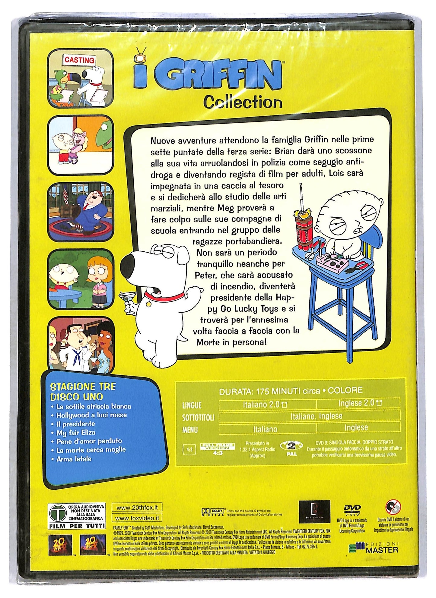 EBOND I Griffin Stagione Tre Disco 1 EDITORIALE DVD D762706