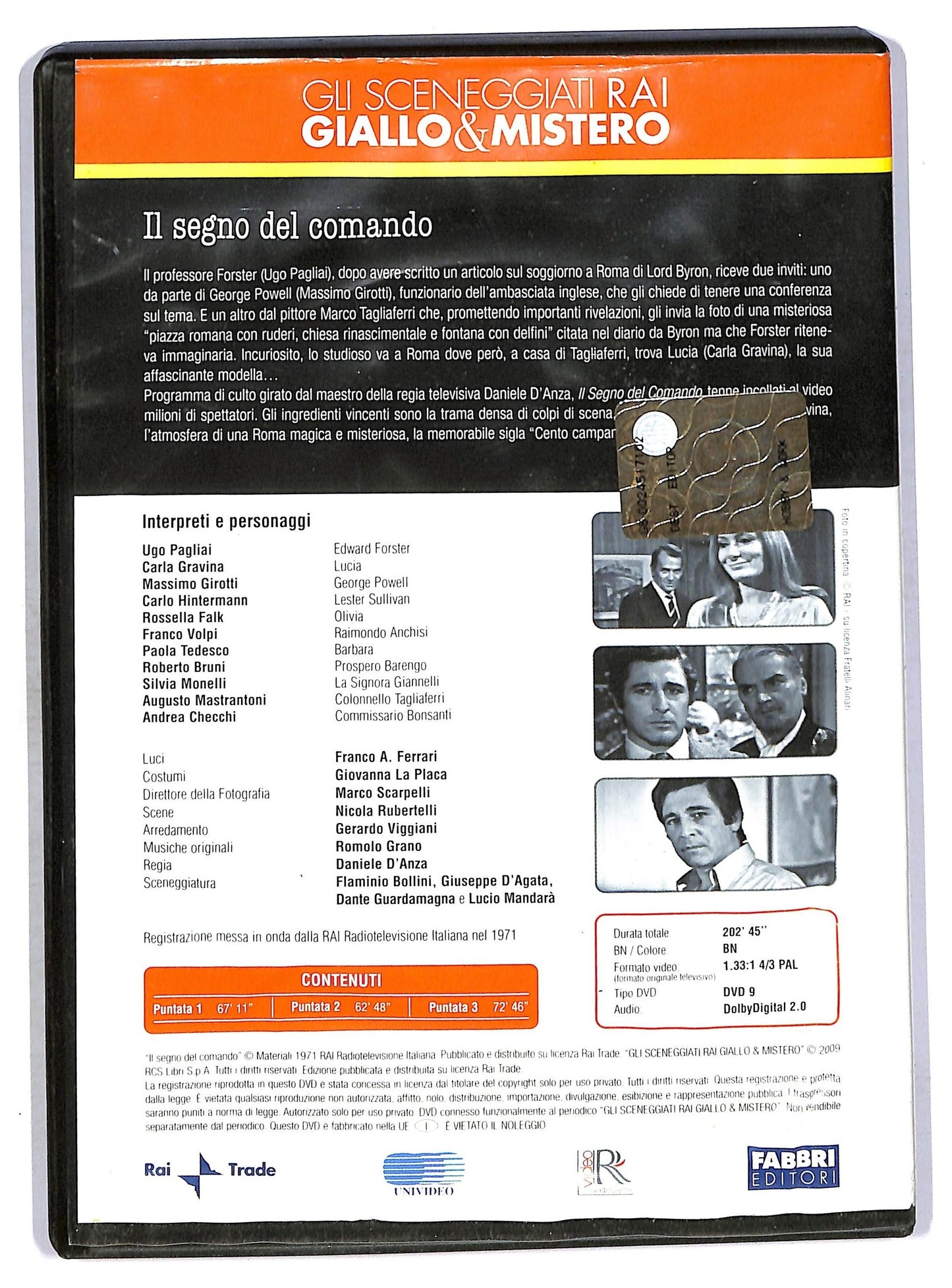 EBOND Il segno del comando puntata 1-3 EDITORIALE DVD D762714