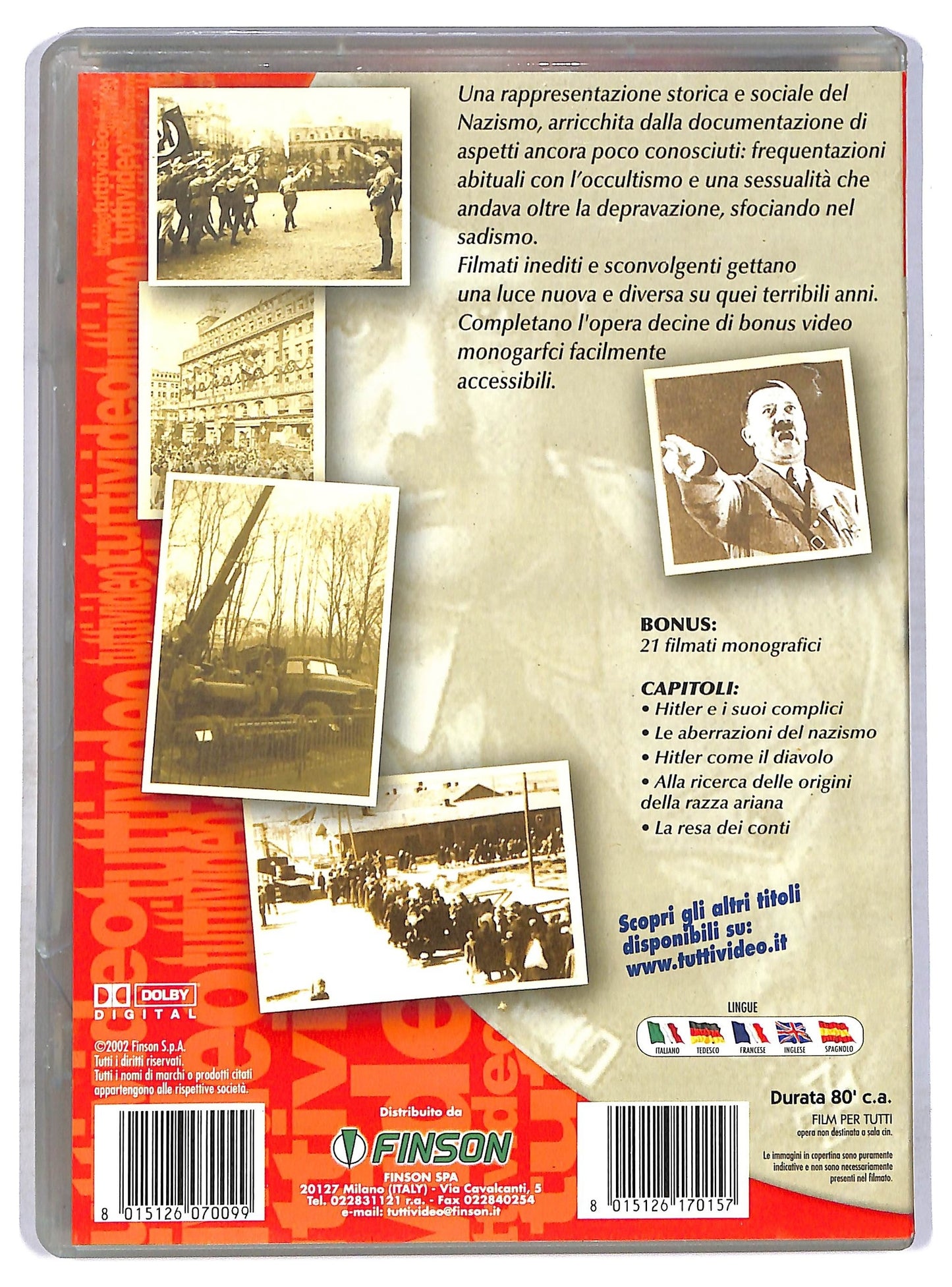 EBOND Storie Segrete del Nazismo - le verita nascoste degli anni di Hitler EDITORIALE DVD D762730